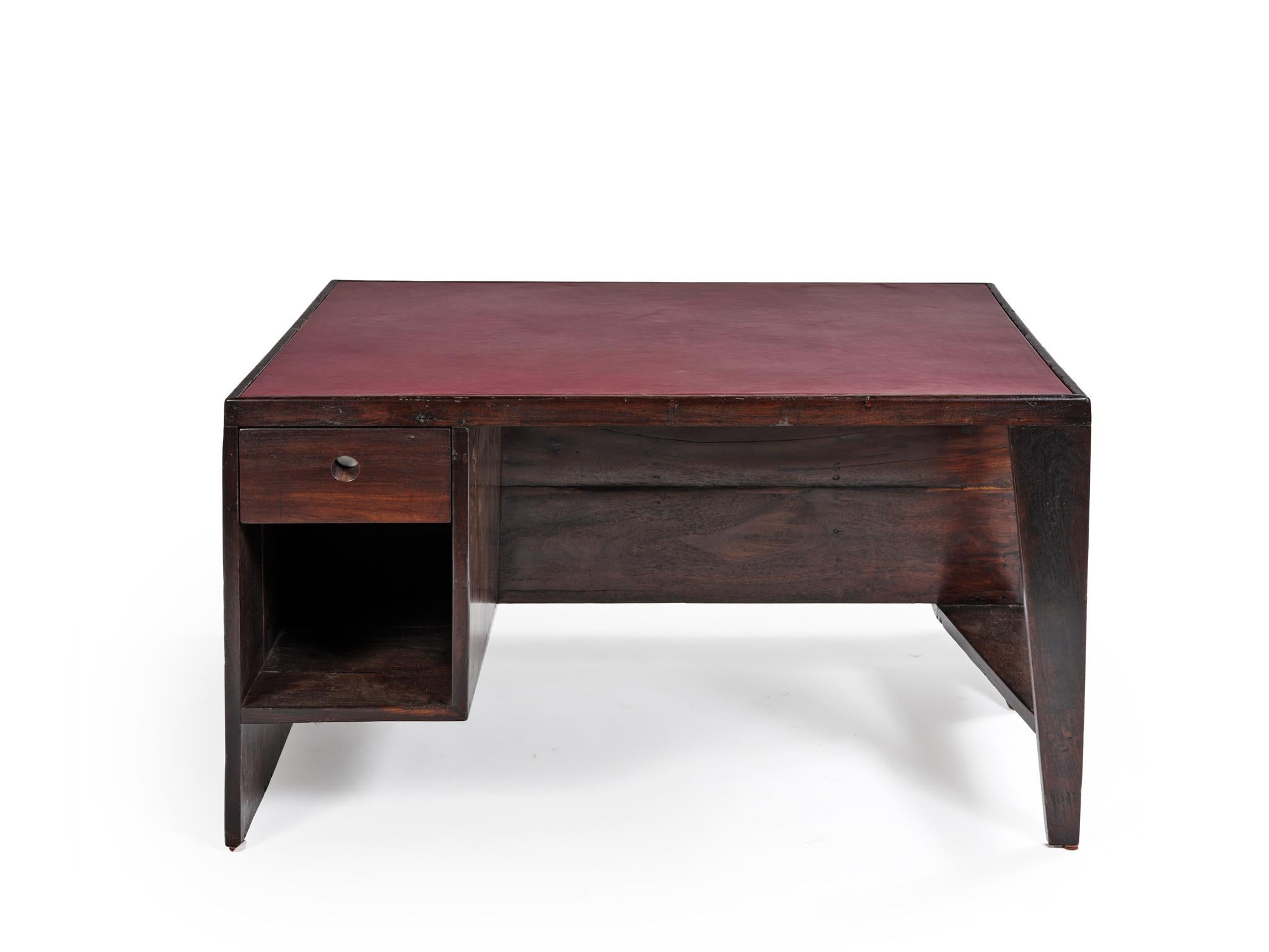 Indian Pierre Jeanneret, Office Table PJ-BU-02-A, circa 1957