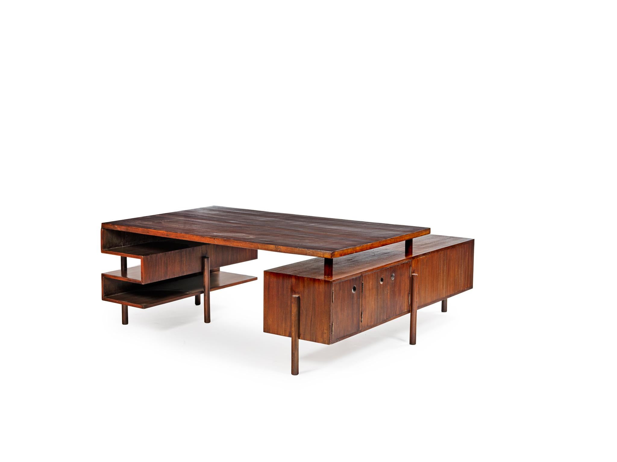 Indian Pierre Jeanneret, Office Table PJ-BU-16-B, c. 1957 For Sale
