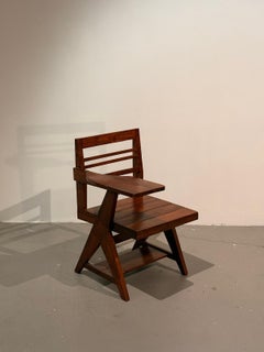 Pierre Jeanneret, original armchair SI-26-C/writing chair, Mid-Century Modern.