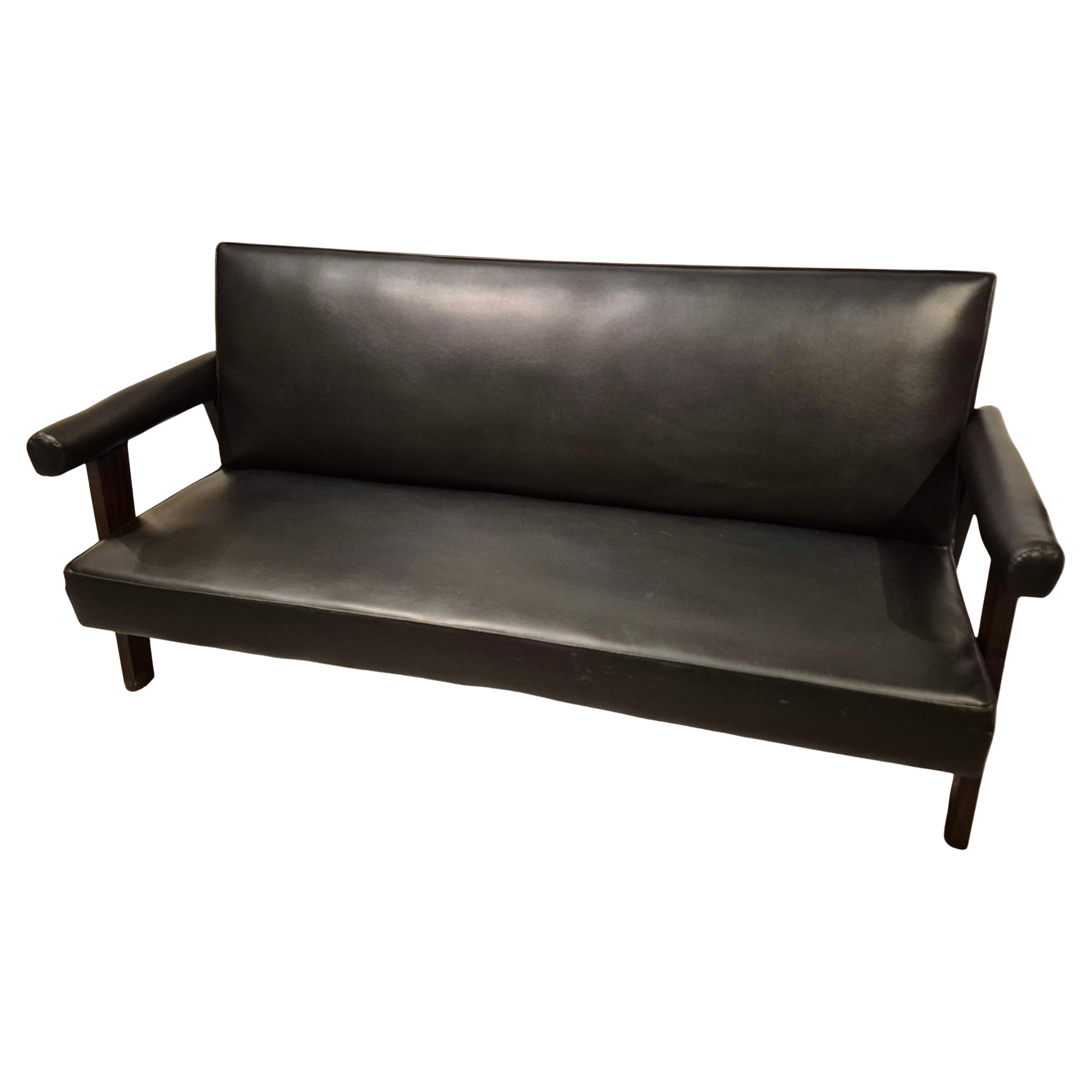 Pierre Jeanneret original SI-41-B sofa, Chandigarh, India, Mid-Century Modern.