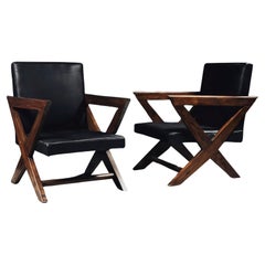 Fauteuils SI-49-A originaux de Pierre Jeanneret, Modernité du milieu du siècle dernier