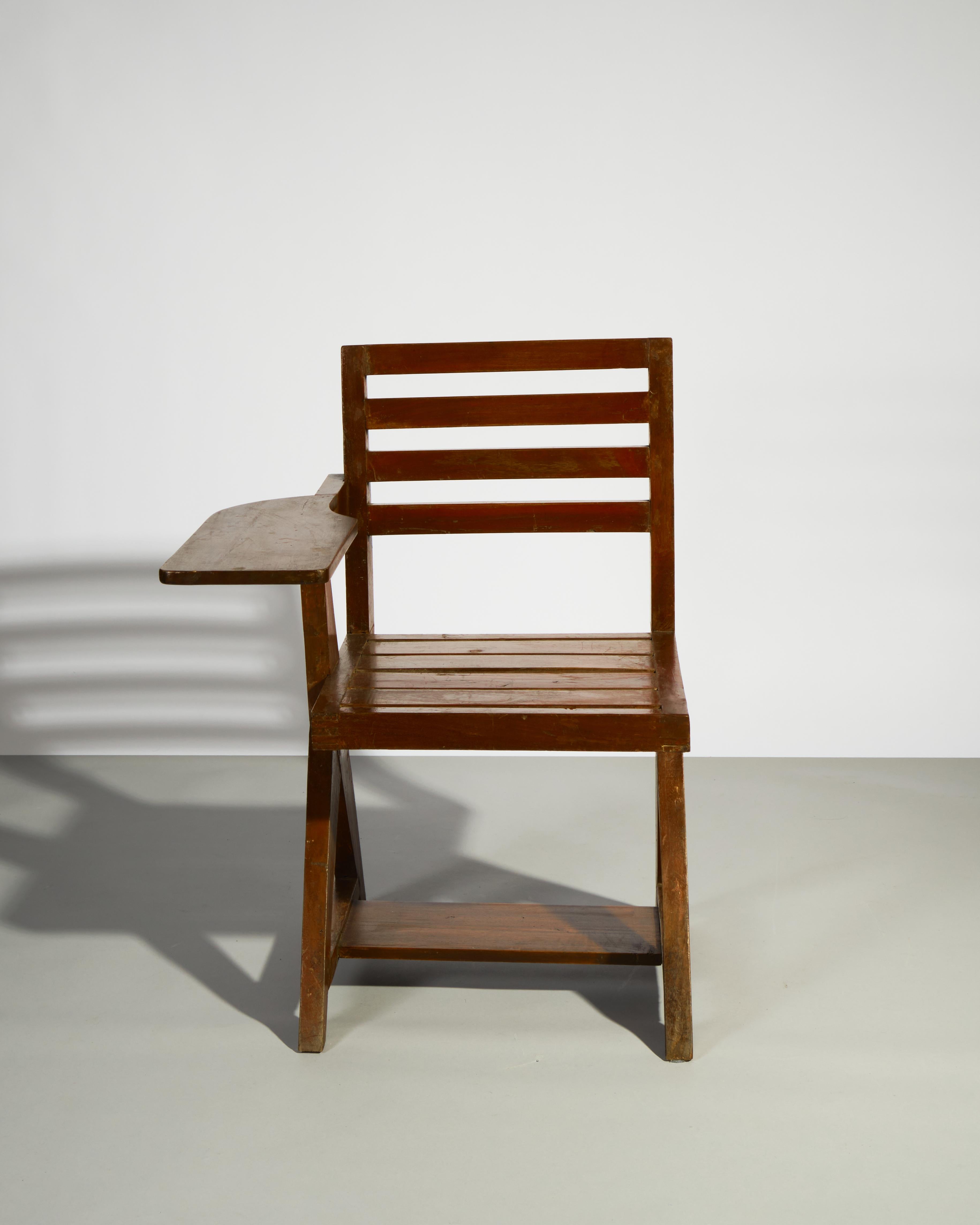 Silla con brazos Pierre Jeanneret c.1950 Francés en venta