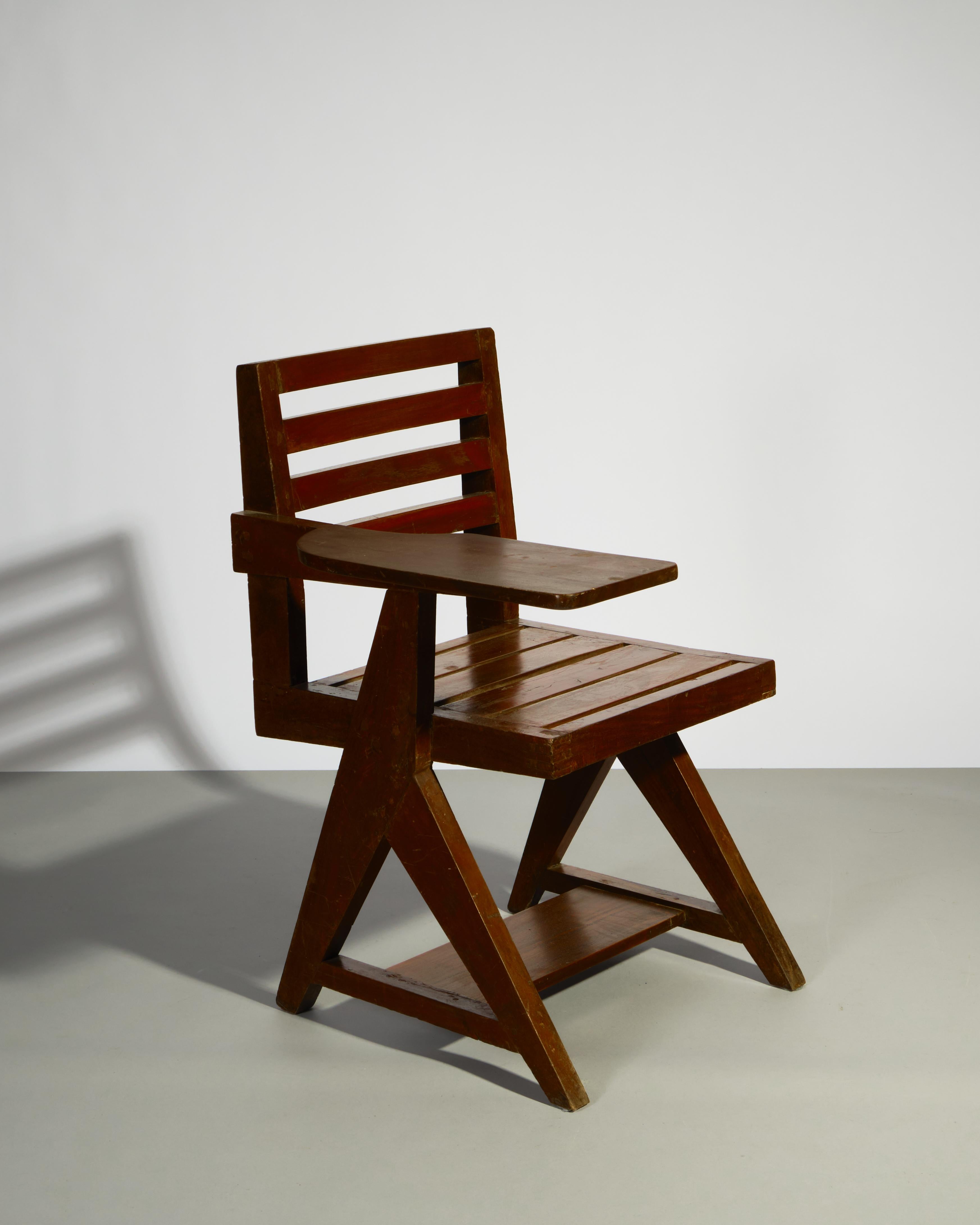 Silla con brazos Pierre Jeanneret c.1950 mediados del siglo XX en venta