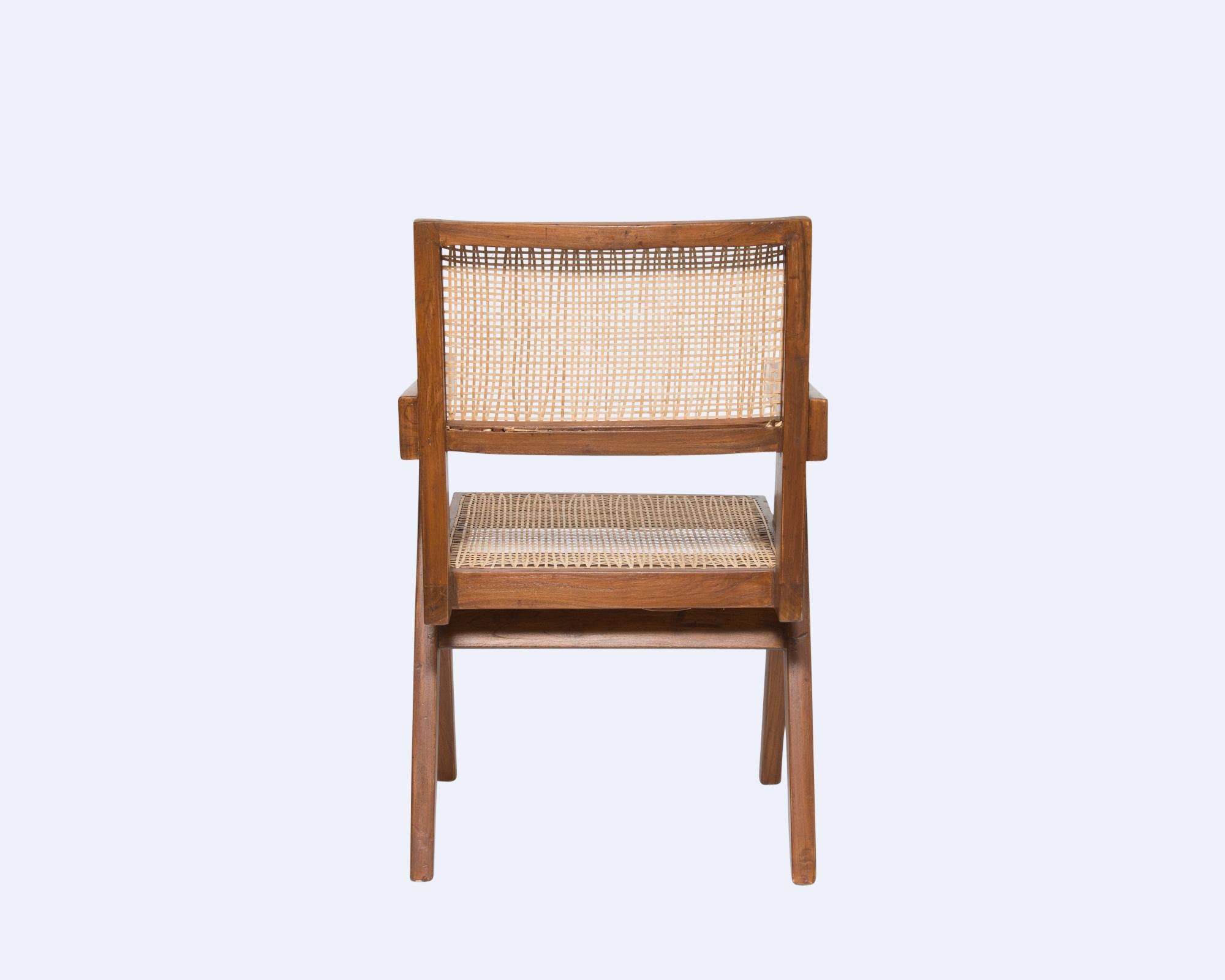 Pierre Jeanneret Pair of Armchairs of Indian Rosewood In Good Condition In LOS ANGELES, CA