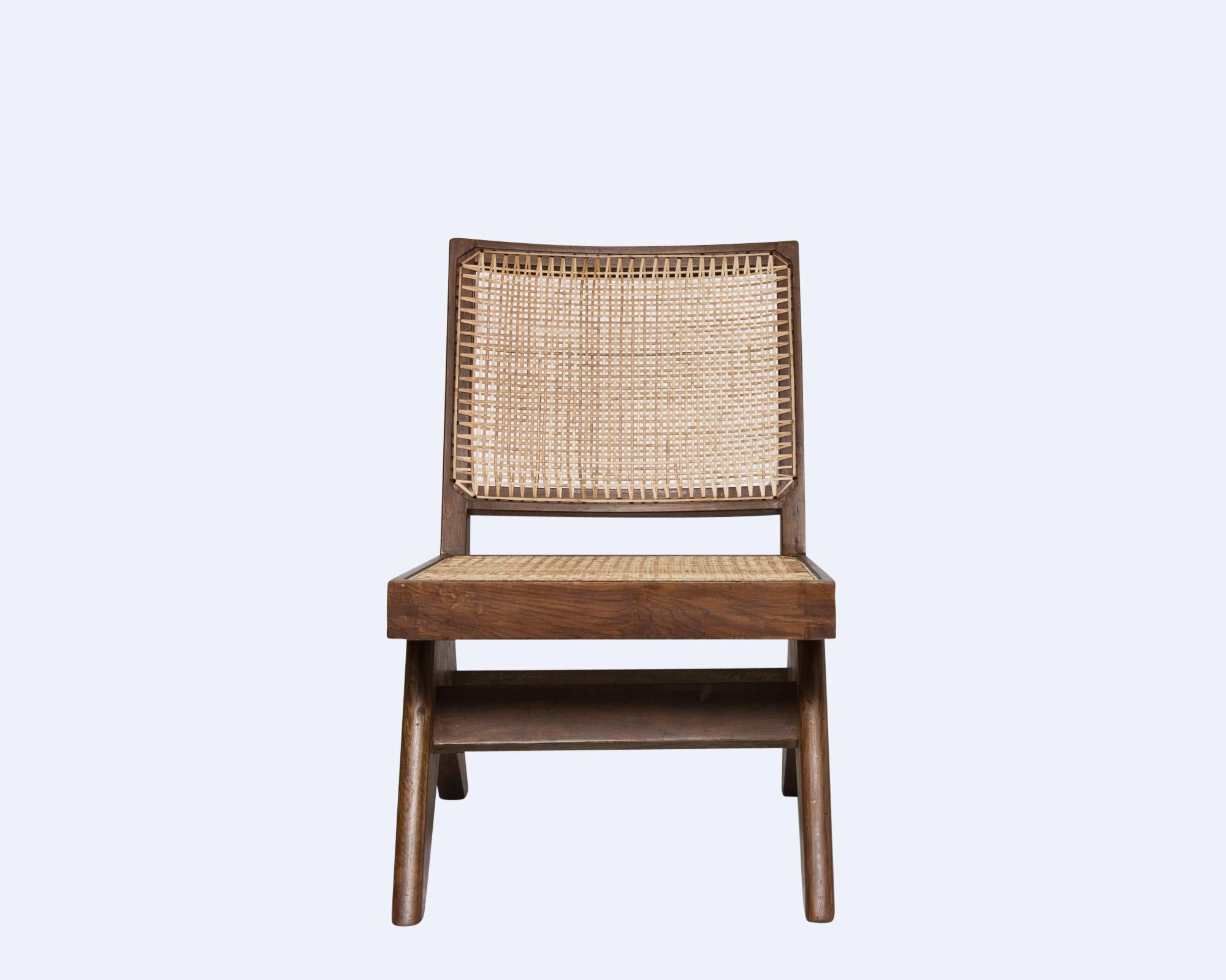 pierre jeanneret armless chair