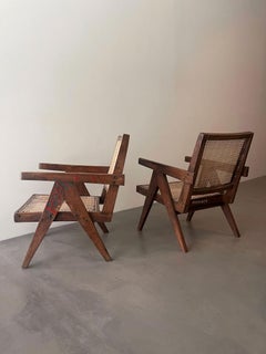 Pierre Jeanneret Pair of Easy Chairs