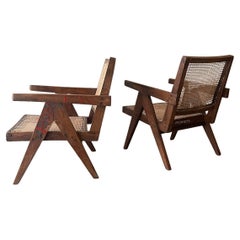 Pierre Jeanneret Pair of Easy Chairs