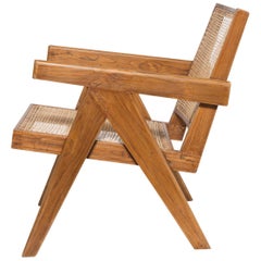 Pierre Jeanneret Pair of Low Armchairs