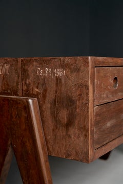 Pierre Jeanneret Pedestal Unit, High Court, Chandigarh, 1961