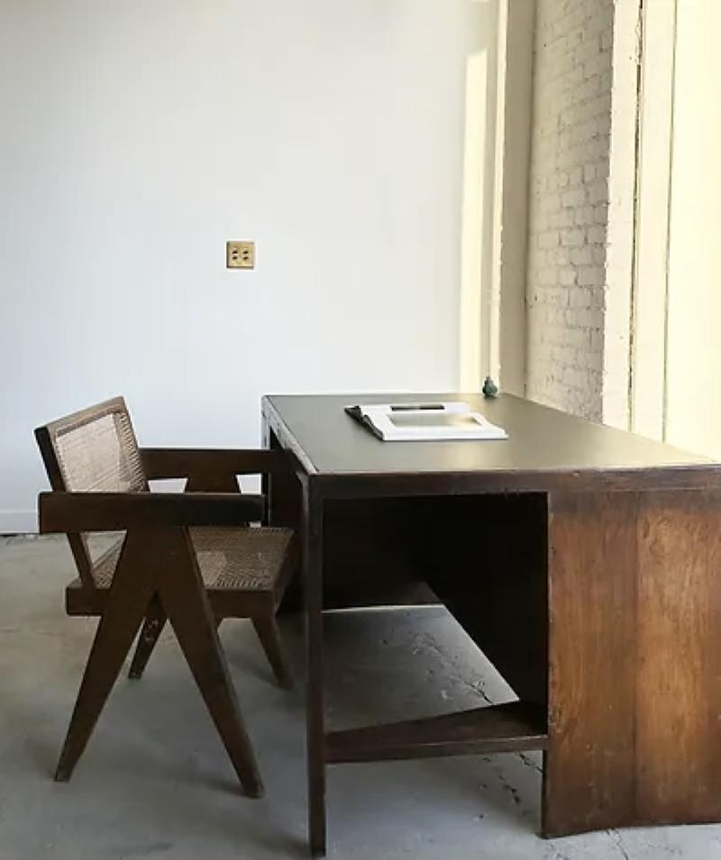 Pierre Jeanneret Pigeonhole Desk In Good Condition In Los Angeles, CA
