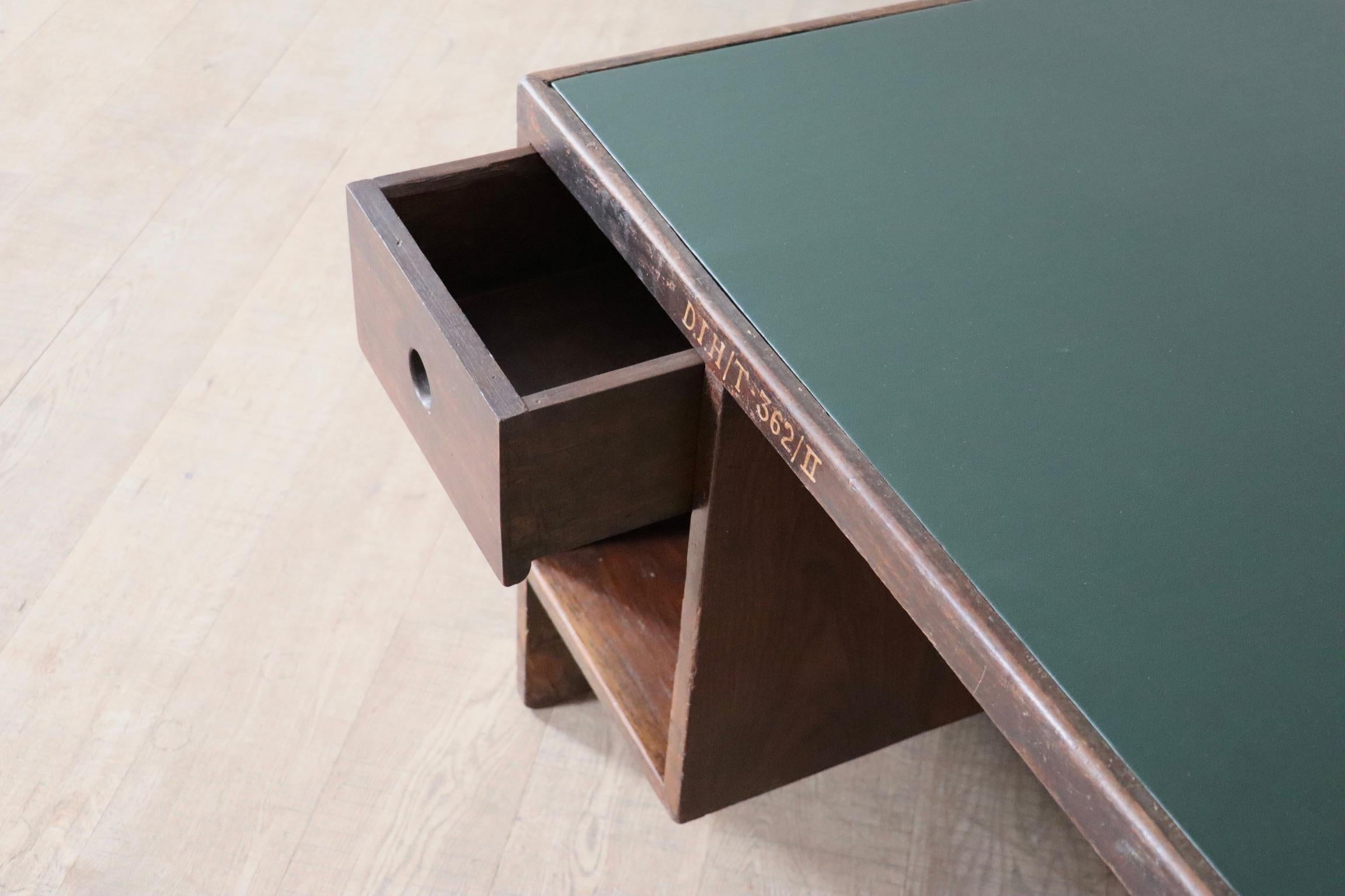 Pierre Jeanneret Pigeonhole Desk PJ-BU-02-A, India 1950s 5