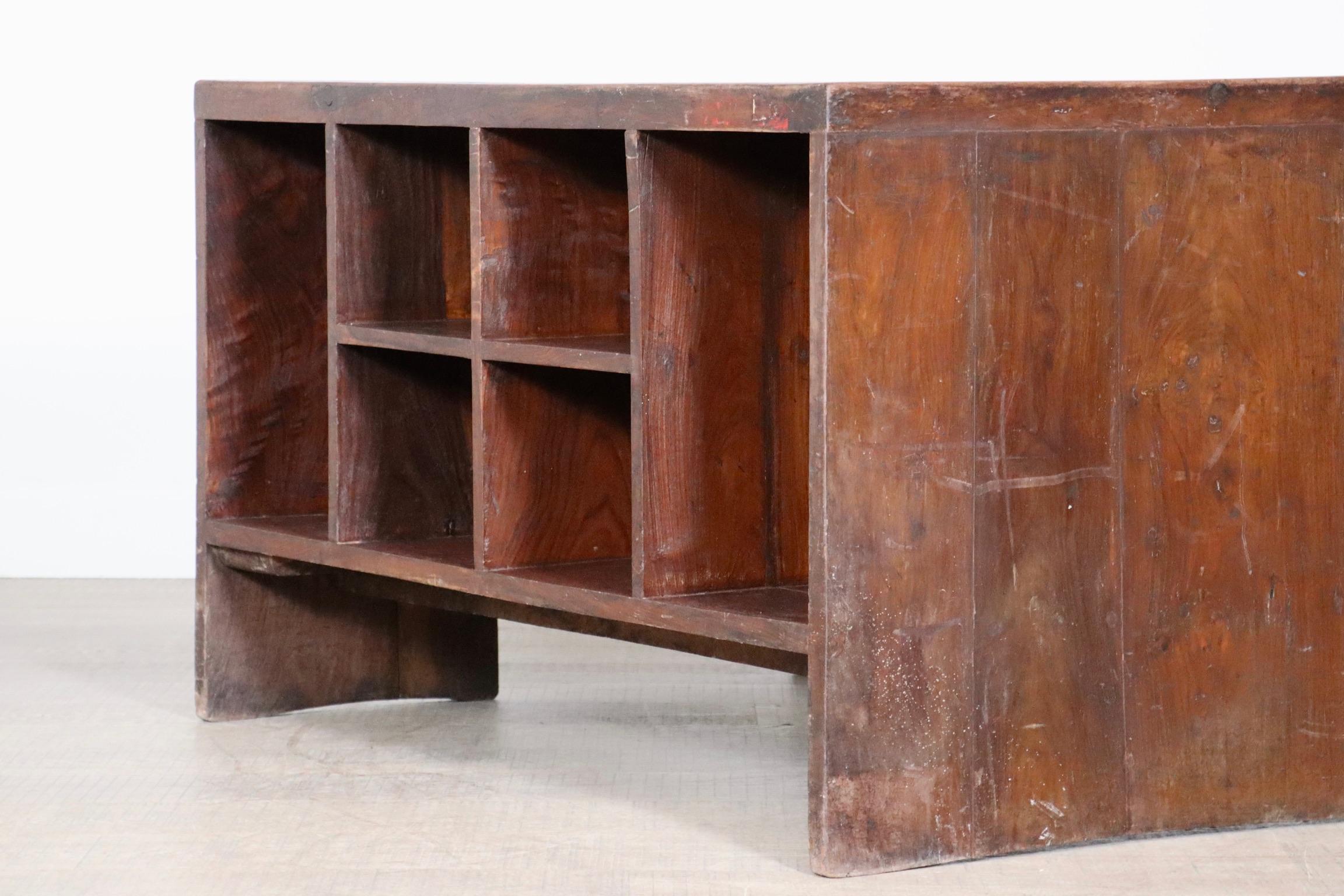 Pierre Jeanneret Pigeonhole Desk PJ-BU-02-A, India 1950s 8