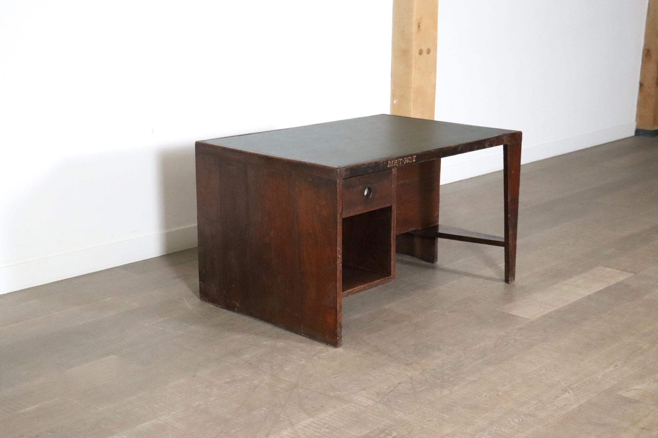 Metal Pierre Jeanneret Pigeonhole Desk PJ-BU-02-A, India 1950s