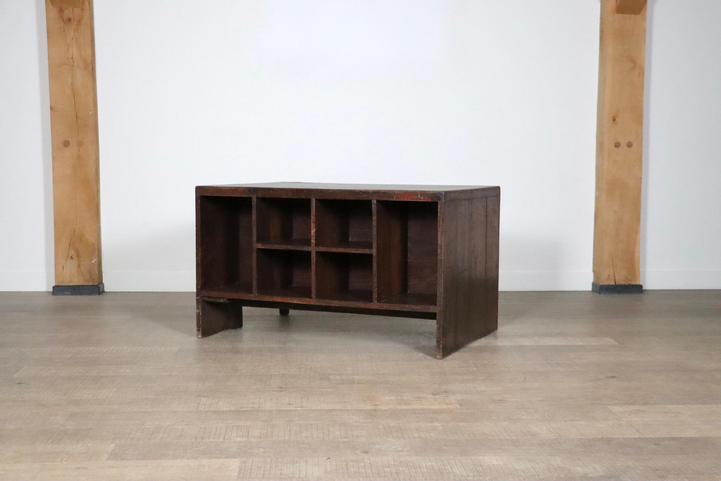 Pierre Jeanneret Pigeonhole Desk PJ-BU-02-A, India 1950s 1