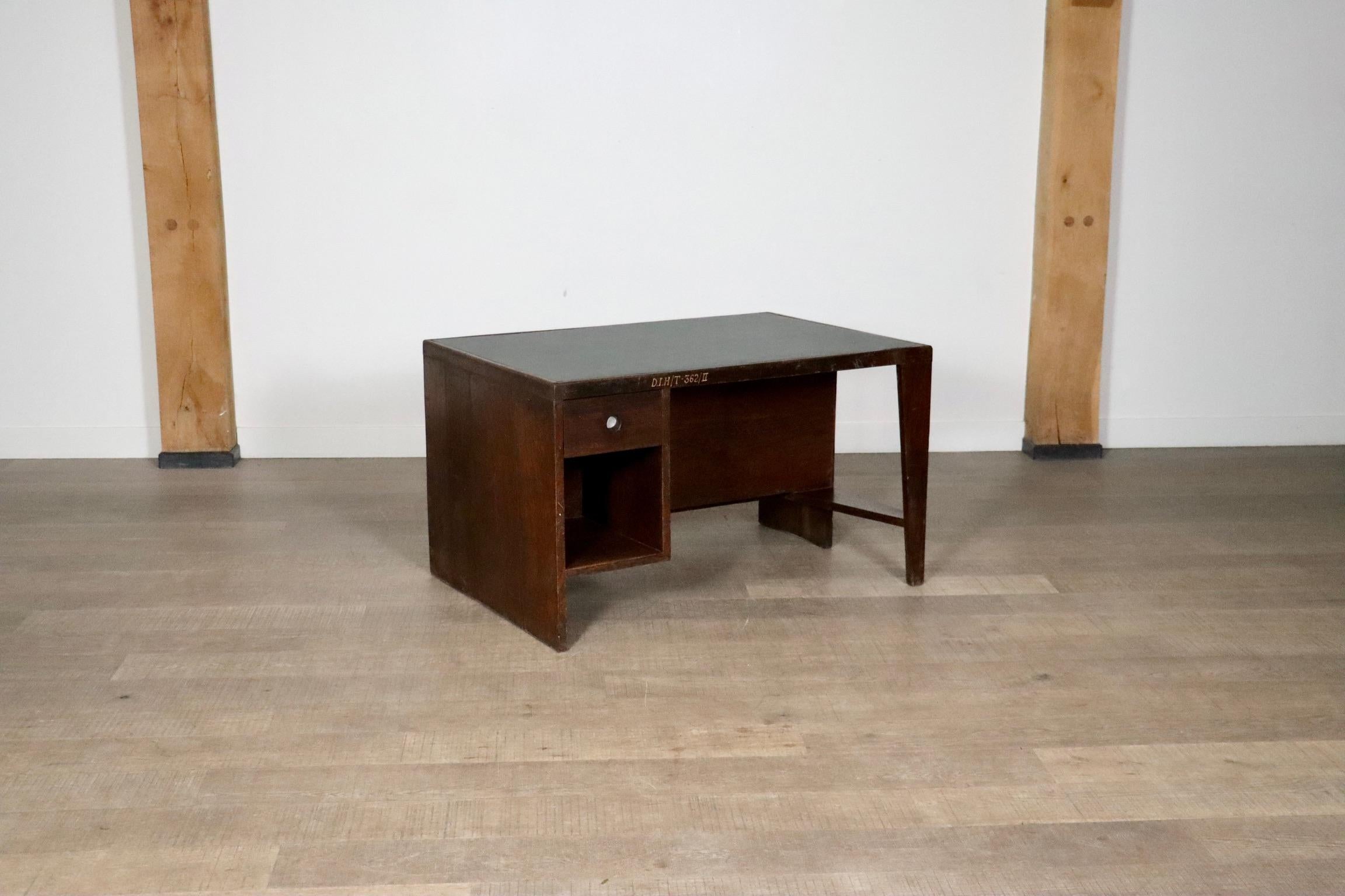 Pierre Jeanneret Pigeonhole Desk PJ-BU-02-A, India 1950s 4