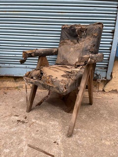 Pierre Jeanneret Committee Chair Turquoise Certificate by Jacques Dworczak 1953