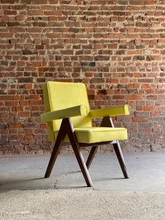 Pierre Jeanneret Committee Chair Yellow Certificate by Jacques Dworczak 1953