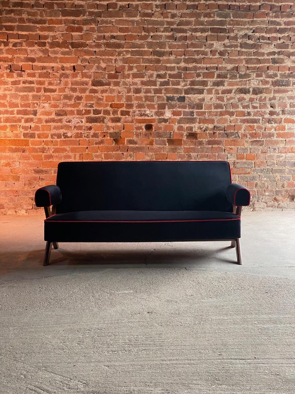 Mid-20th Century Pierre Jeanneret PJ-010806 ‘Easy Lounge’ Sofa Circa 1958-59 For Sale