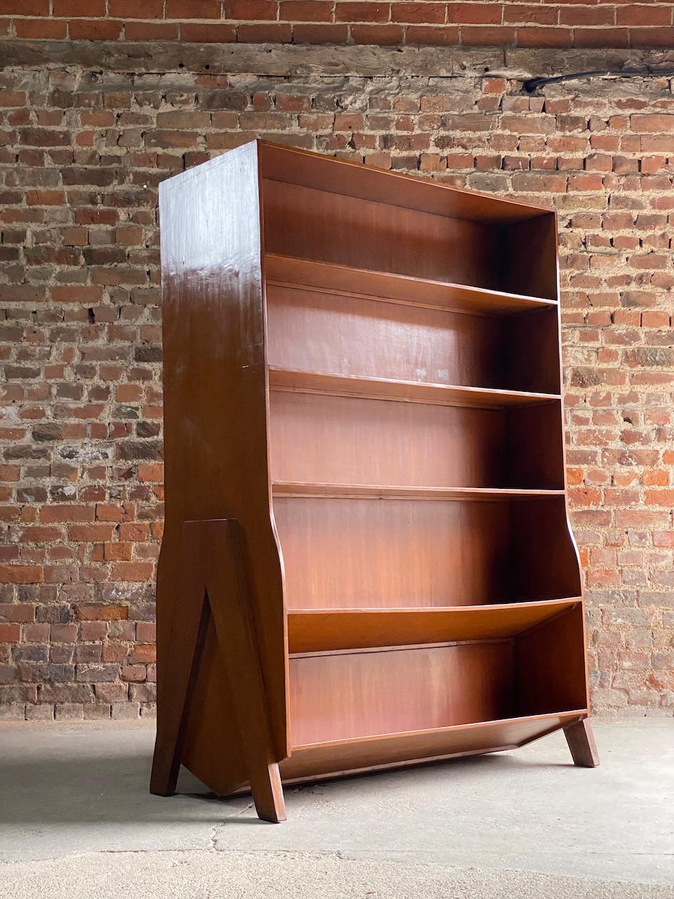 Mid-20th Century Pierre Jeanneret PJ-050112 Double Sided Bookcase Chandigarh, Circa 1960 For Sale