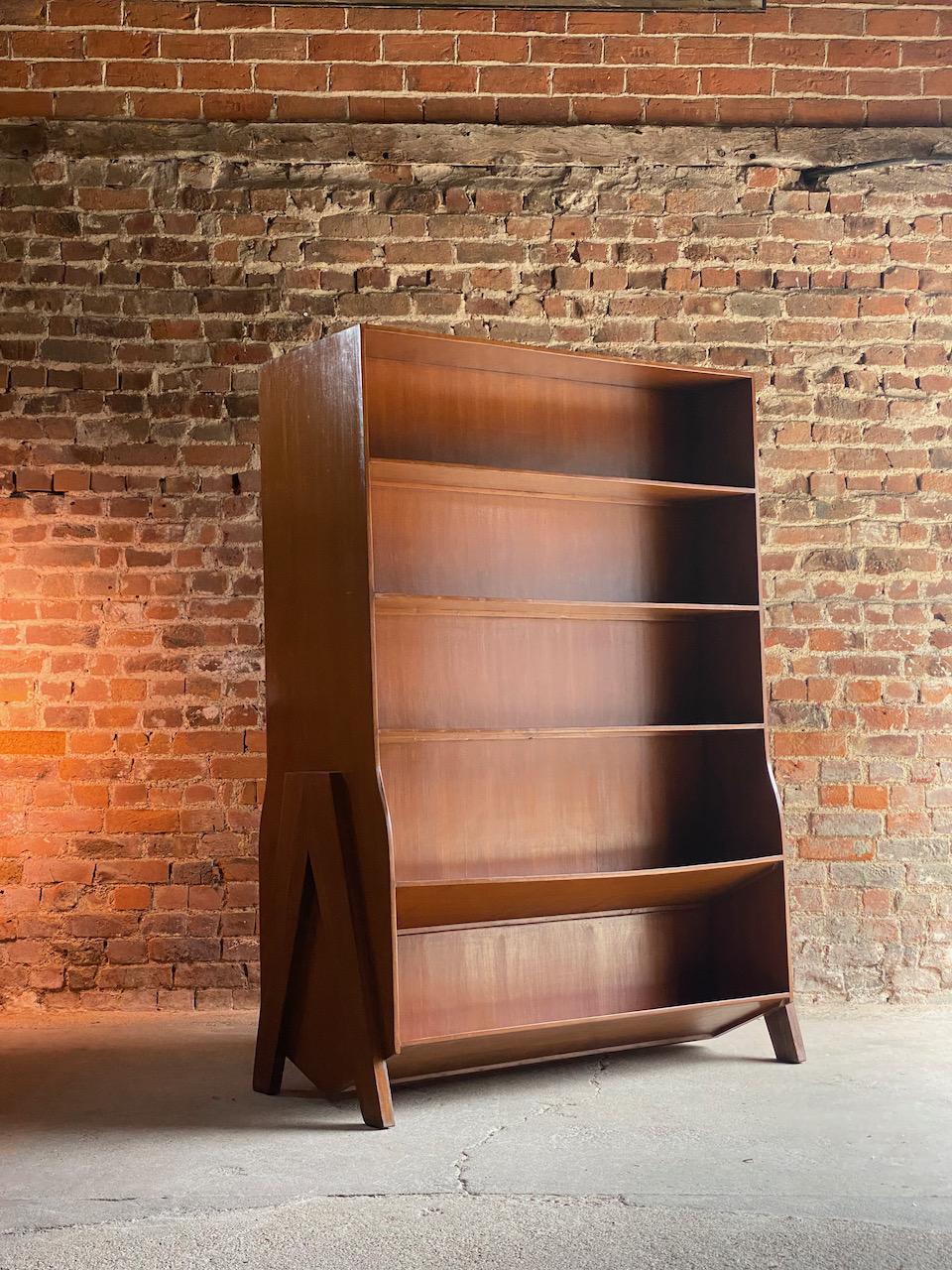 Mid-Century Modern Pierre Jeanneret PJ-050112 Double Sided Bookcase Chandigarh, Circa 1960 For Sale