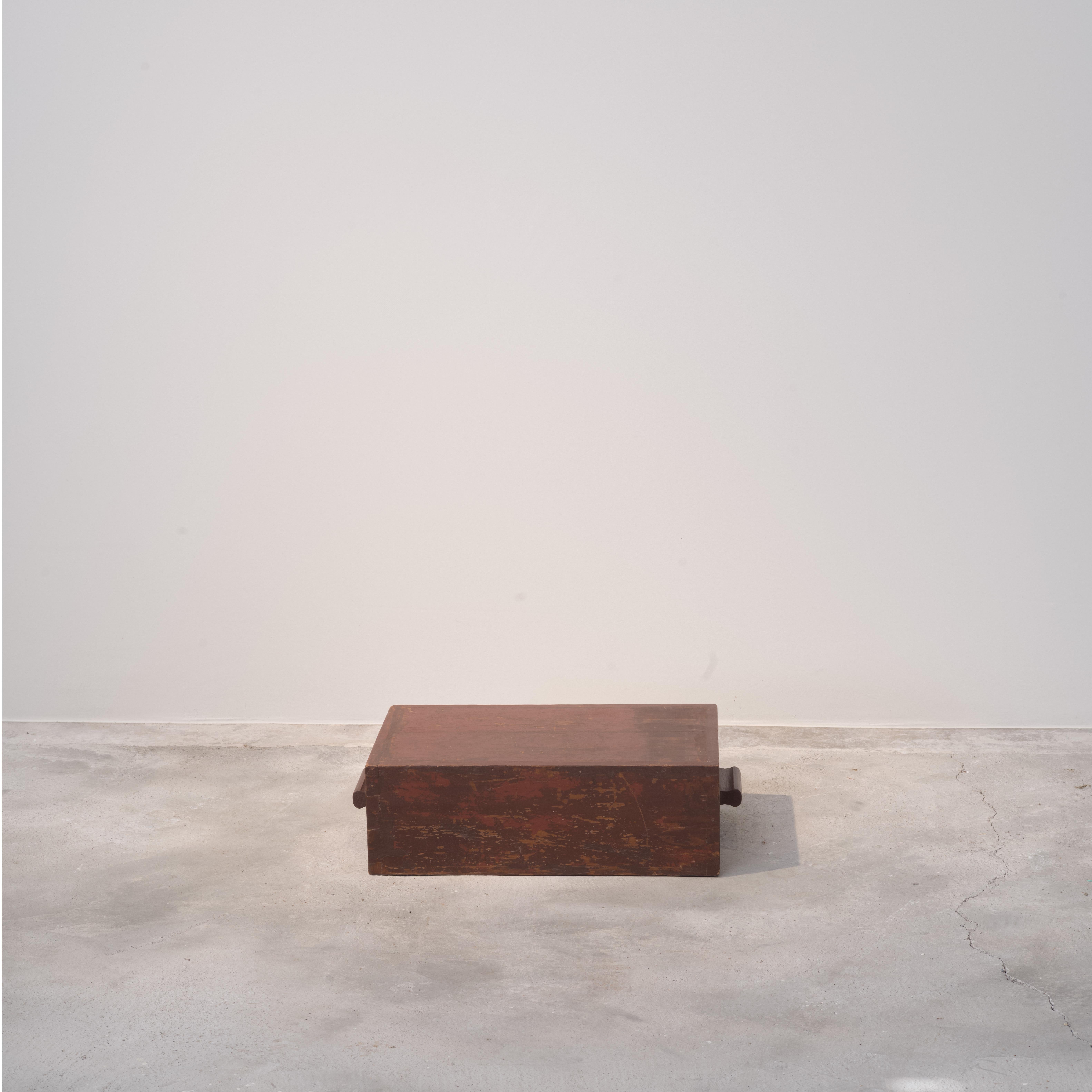 Pierre Jeanneret PJ-67-A Tabouret Cube / Authentique Chandigarh Moderne du Milieu du Siècle Bon état - En vente à Zürich, CH