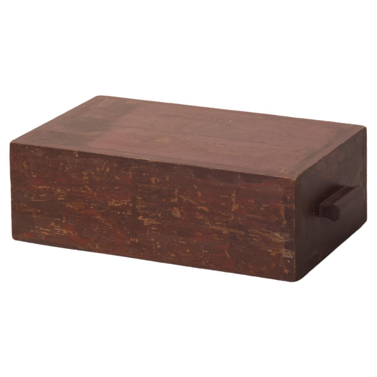 Pierre Jeanneret PJ-67-A Cube Stool / Authentic Mid-Century Modern Chandigarh