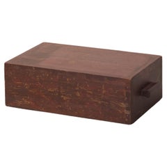 Sgabello a cubo Pierre Jeanneret PJ-67-A / Autentico sgabello moderno del metà secolo