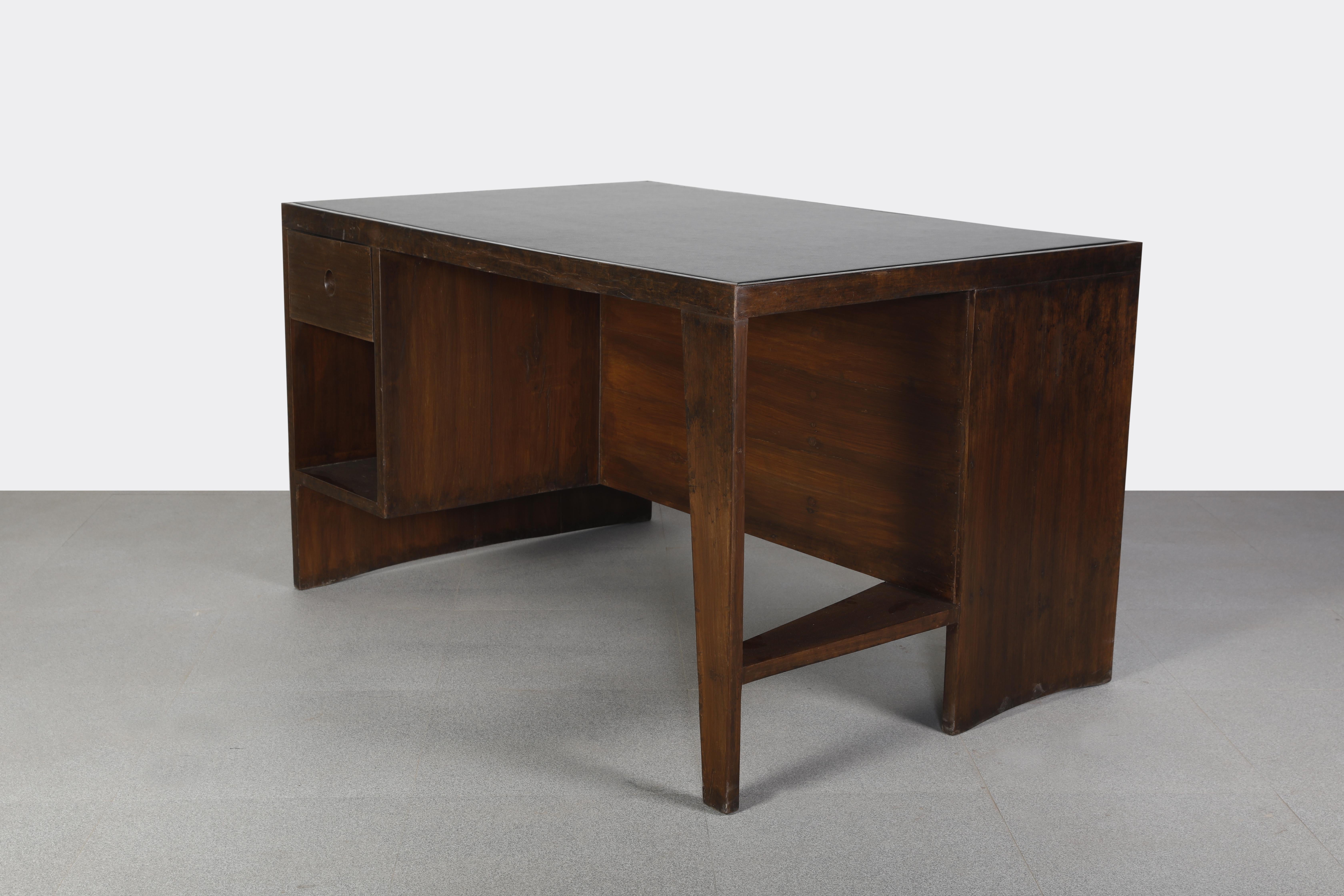 Indian Pierre Jeanneret PJ-BU-02-A Pigeonhole Desk / Authentic Mid-Century Modern