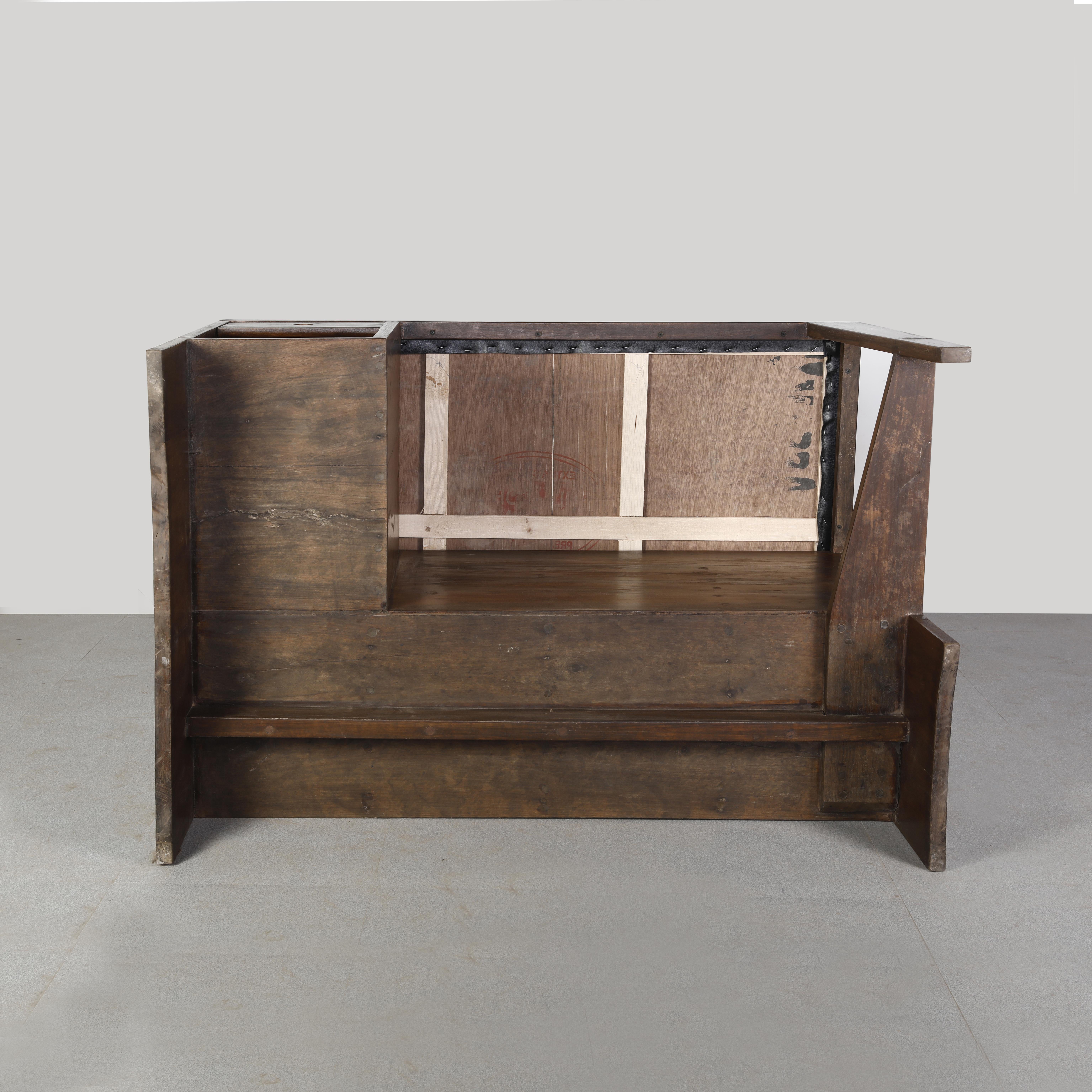 Milieu du XXe siècle Table Clark Pierre Jeanneret PJ-BU-02 Authentique Mid-Century Modern (Table Clark authentique), Chandigarh en vente