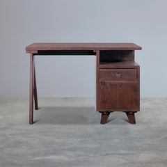 Pierre Jeanneret PJ-BU-06-A Administrative Desk / Authentic Mid-Century Modern
