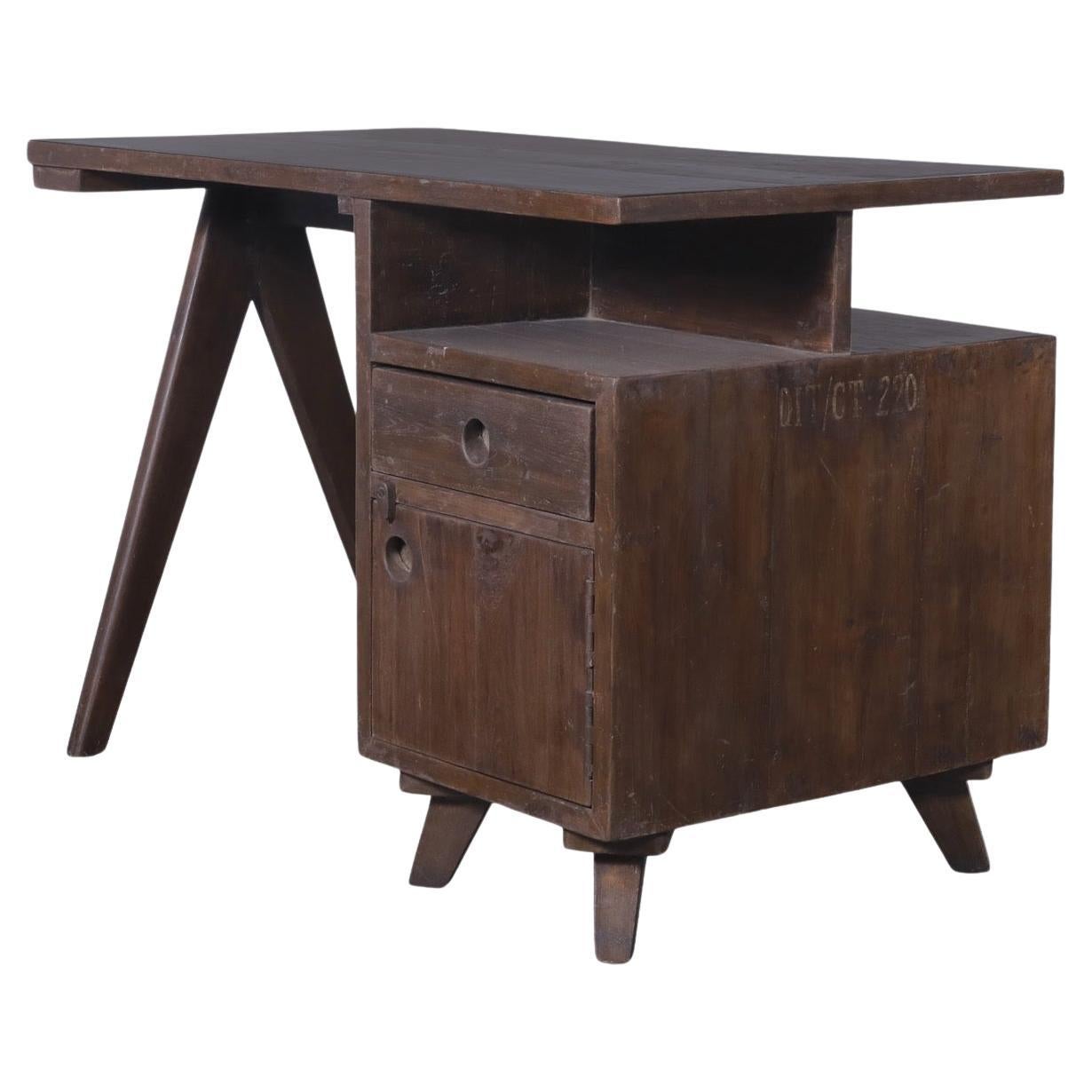 Pierre Jeanneret PJ-BU-06-A Escritorio administrativo / Moderno auténtico de mediados de siglo