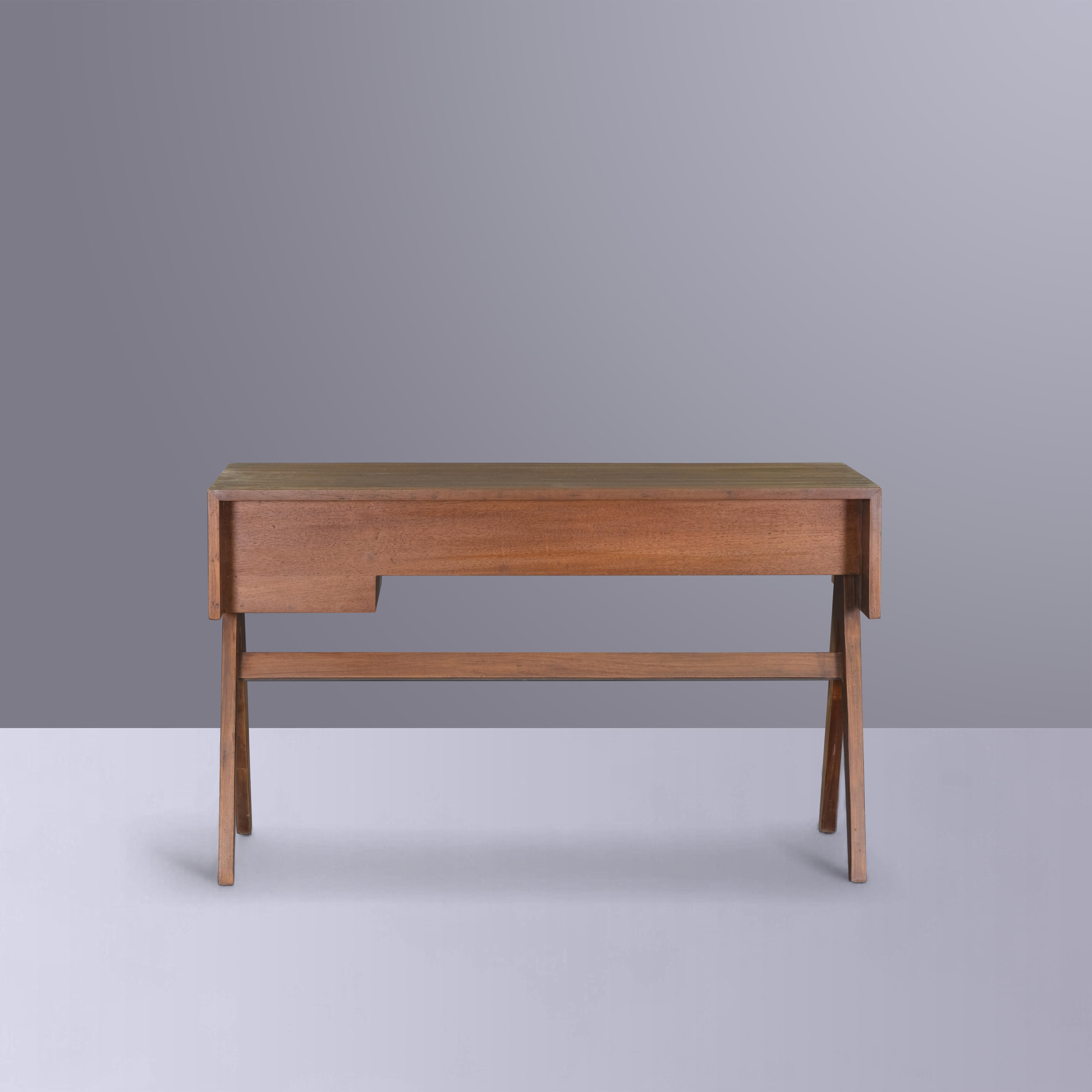 Pierre Jeanneret PJ-BU-08-B Scrivania per studenti / Autentico Mid-Century Modern In condizioni buone in vendita a Zürich, CH