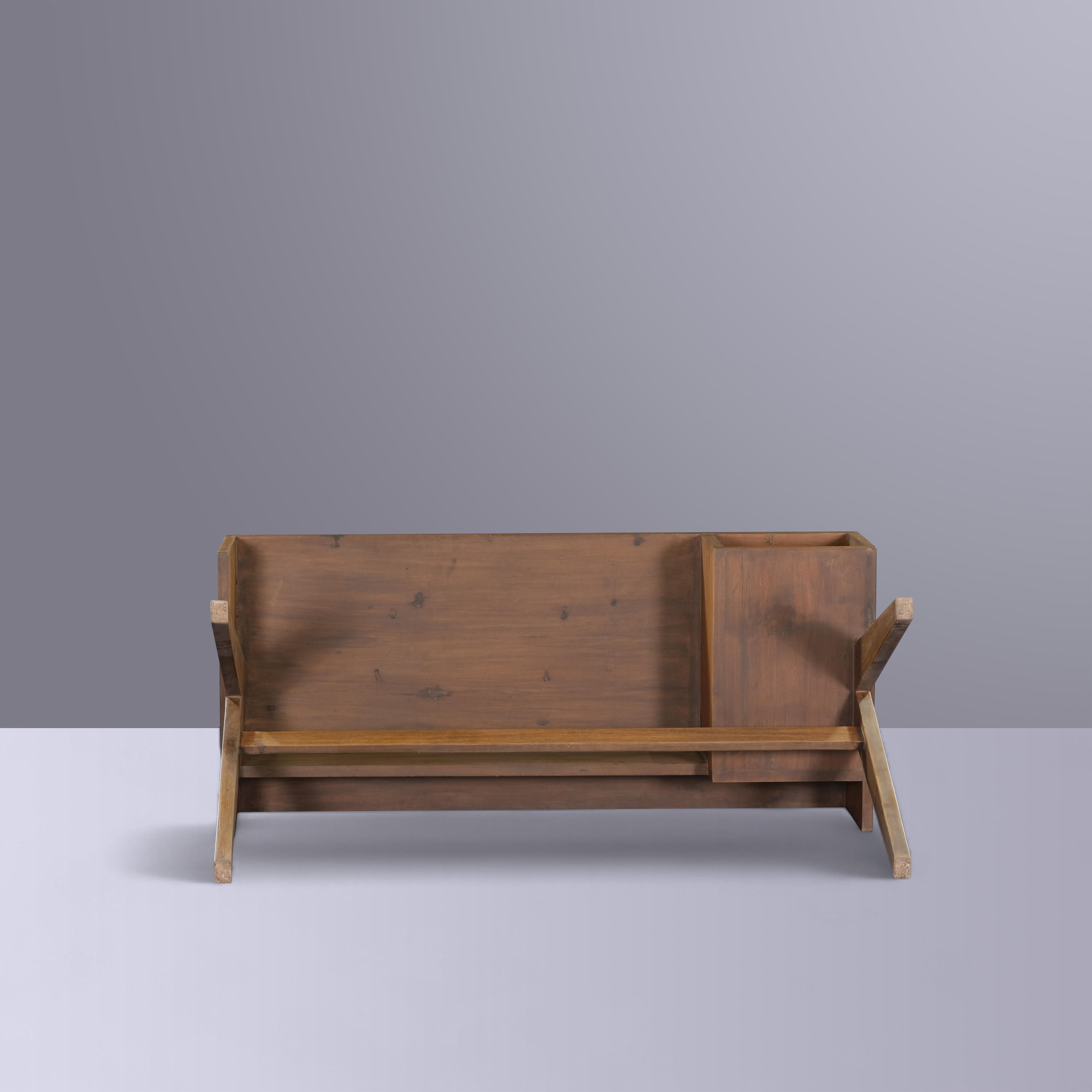 Pierre Jeanneret PJ-BU-08-B Scrivania per studenti / Autentico Mid-Century Modern in vendita 2
