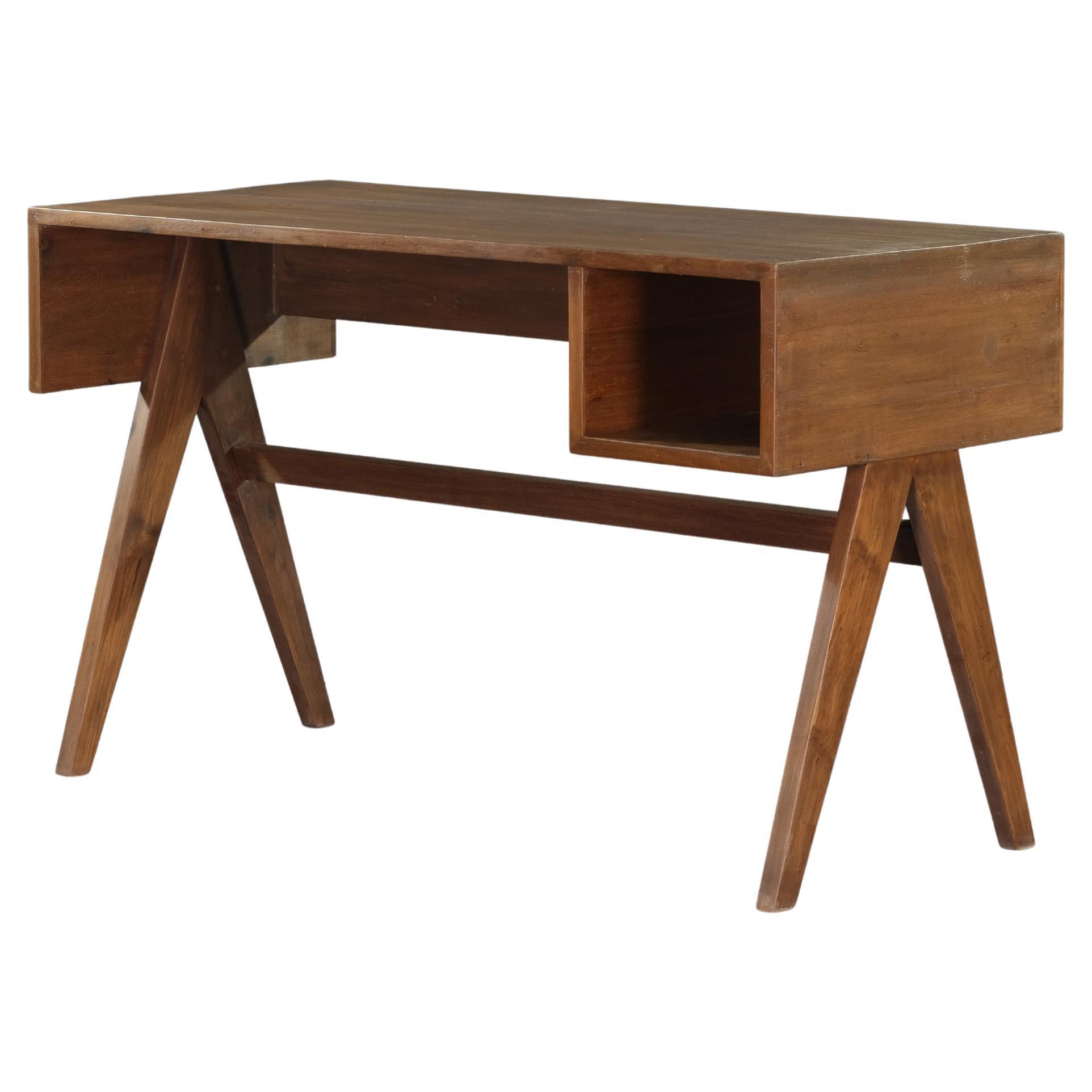 Pierre Jeanneret PJ-BU-08-B Student Desk / Authentic Mid-Century Modern