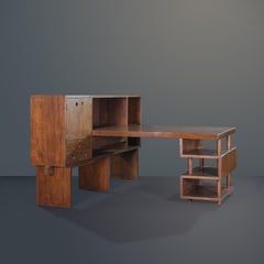 Pierre Jeanneret PJ-BU-13-A High Court Desk / Authentic Mid-Century Modern