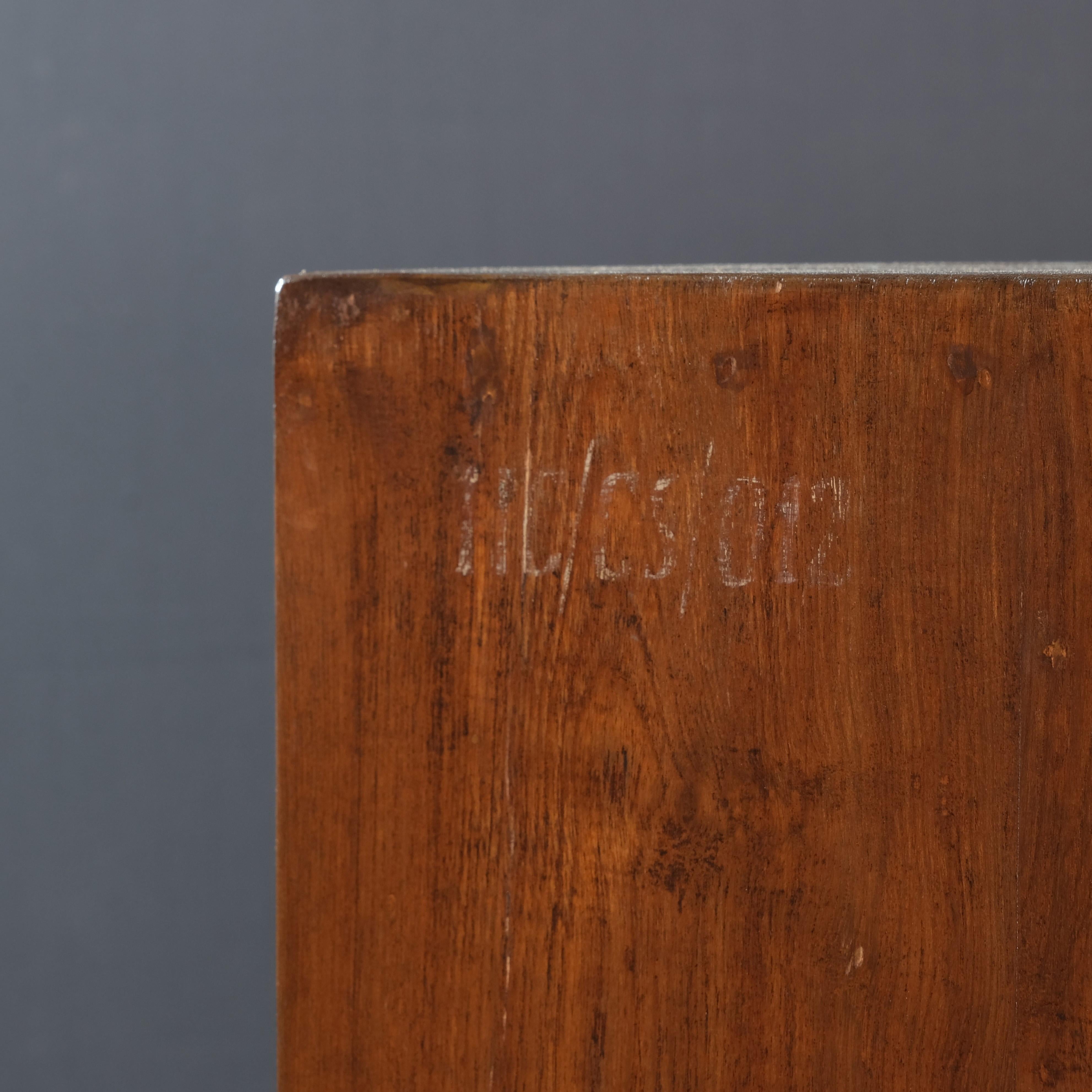 Hand-Crafted Pierre Jeanneret PJ-BU-13-A High Court Desk / Authentic Mid-Century Modern For Sale