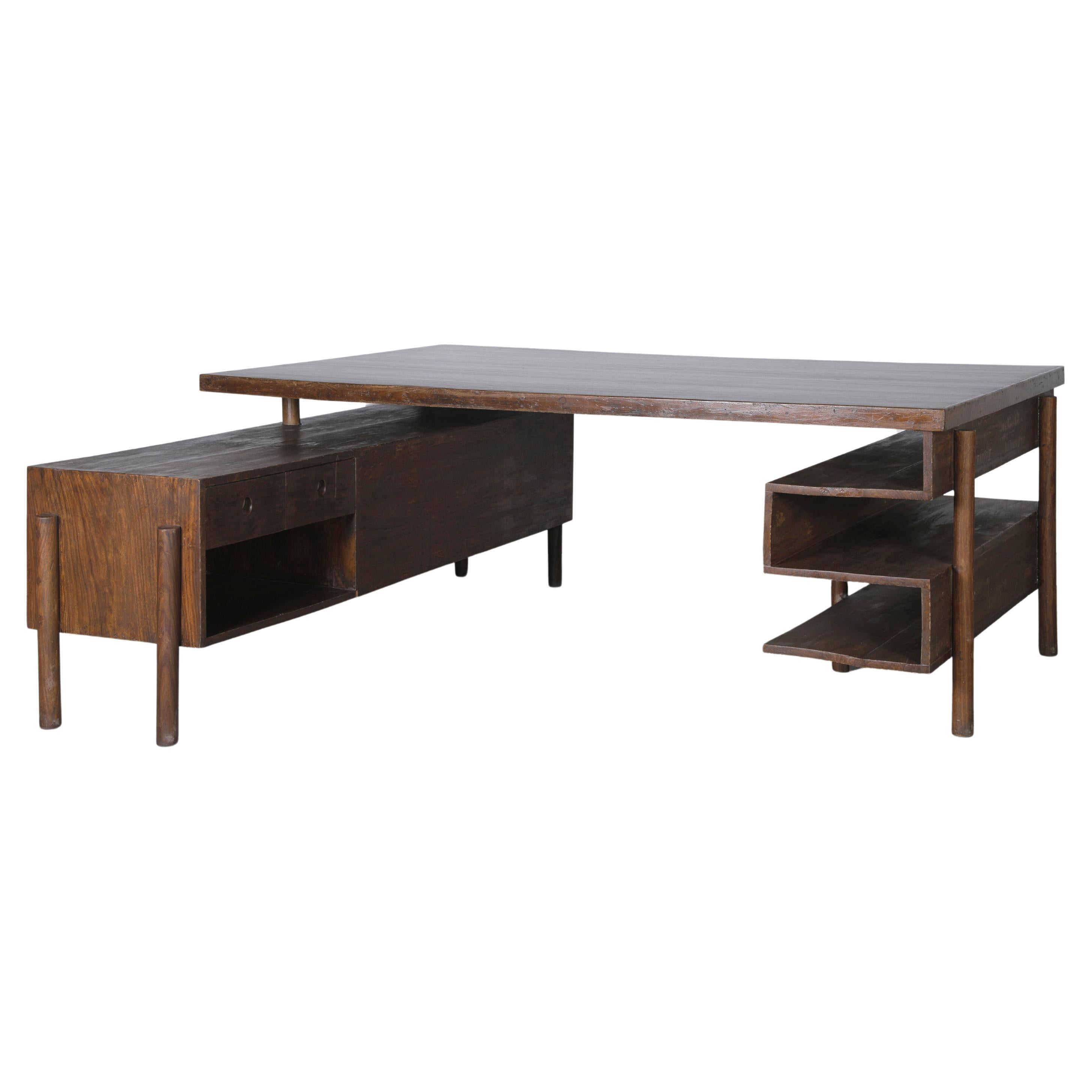 Table Pierre Jeanneret PJ-BU-16-A Z-Element authentique mi-siècle moderne