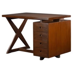 Pierre Jeanneret PJ-BU-19-A Administration Desk / Authentic Mid-Century Modern