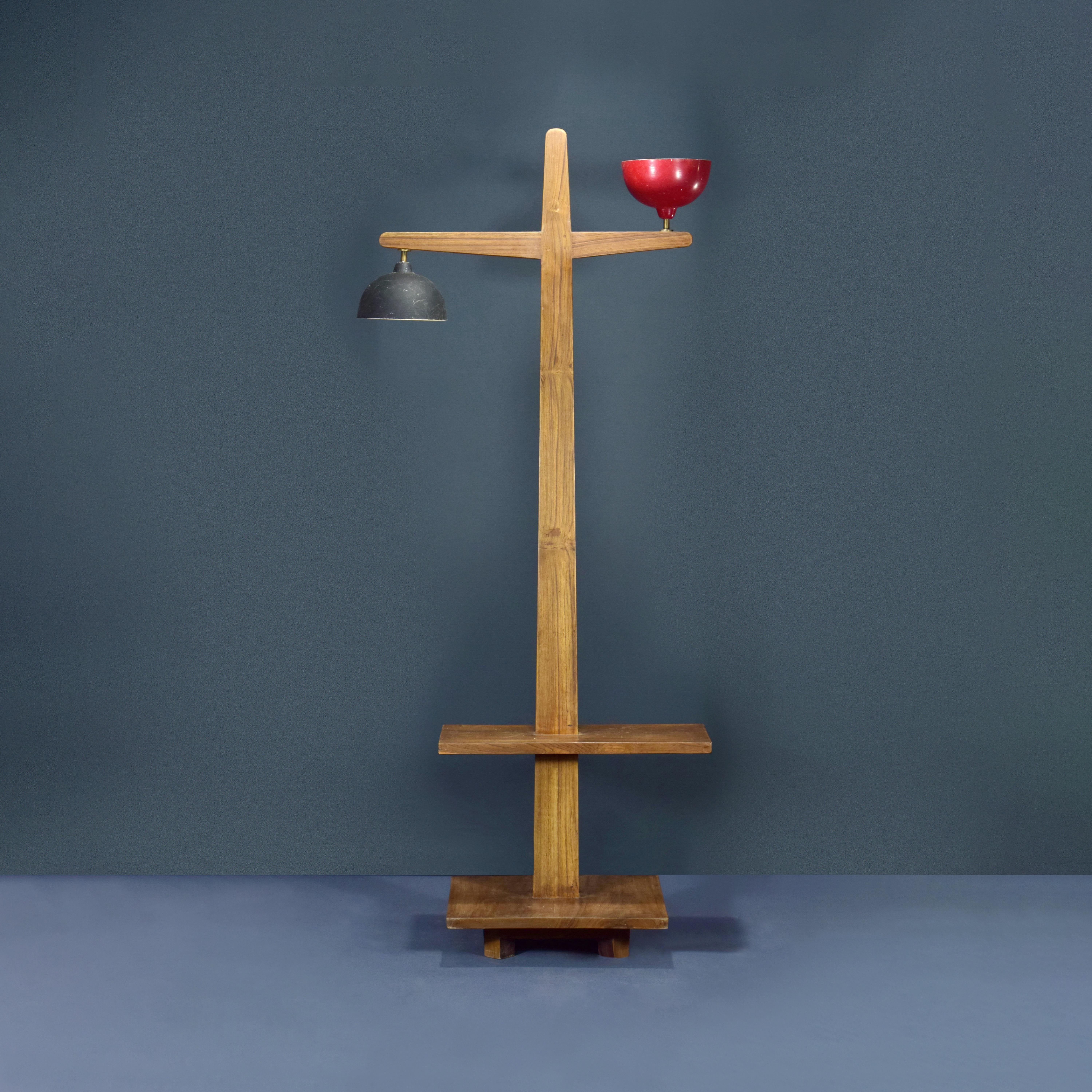 Pierre Jeanneret PJ/JM/EC-LU-04-B Standardlampe / Authentische Mid-Century Modern-Lampe (Mitte des 20. Jahrhunderts) im Angebot