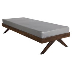 Pierre Jeanneret PJ-L-12-B Daybed Compass Legs / Authentic Mid-Century Modern
