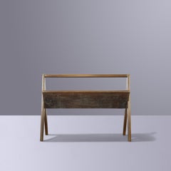 Pierre Jeanneret PJ-R-07-A Magazine Holder / Authentic Mid-Century