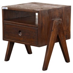 Pierre Jeanneret PJ-R-09-A Armoire de chevet / Authentique Modernité du milieu du siècle dernier