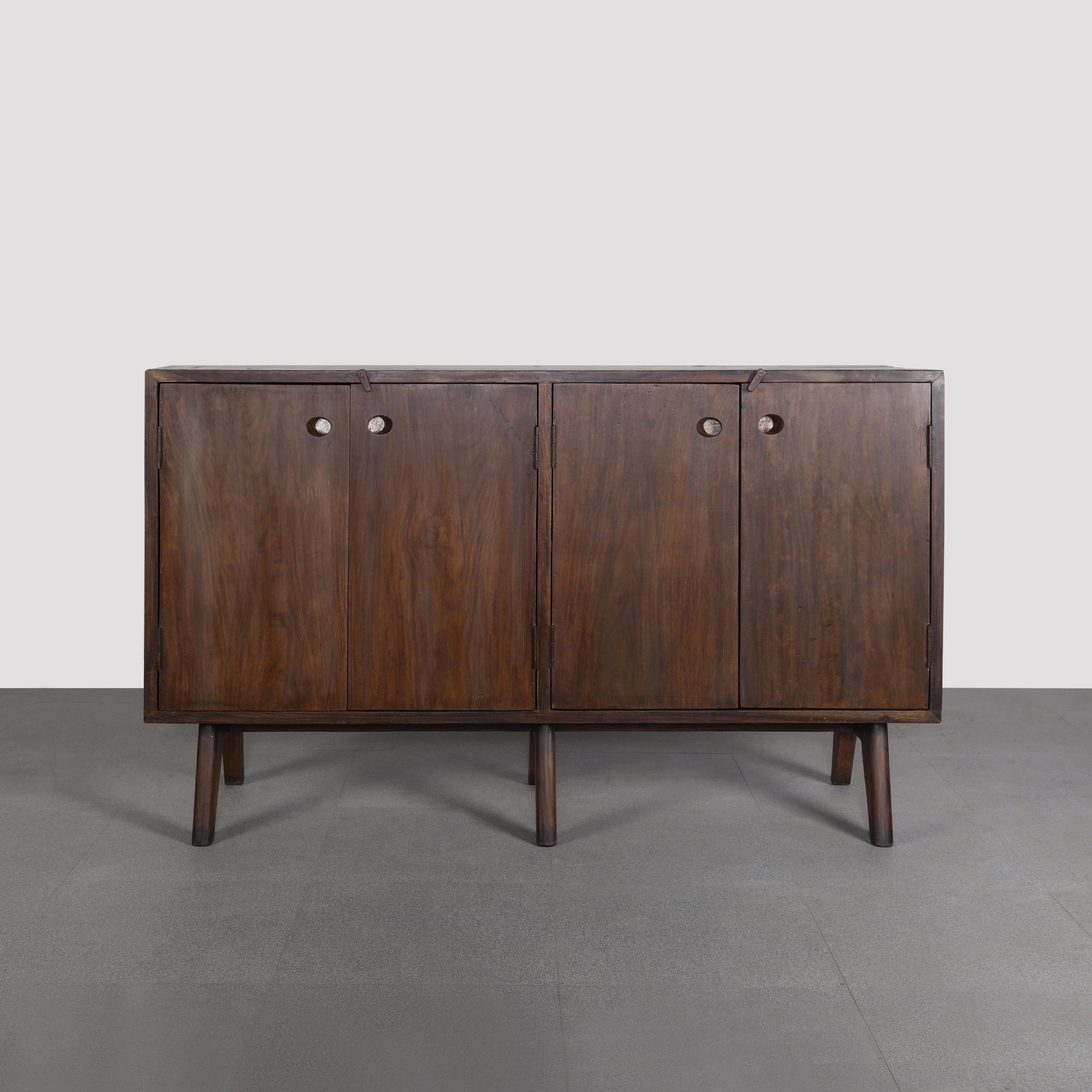 Pierre Jeanneret PJ-R-14-A Cupboard / Authentic Mid-Century Modern In Good Condition In Zürich, CH