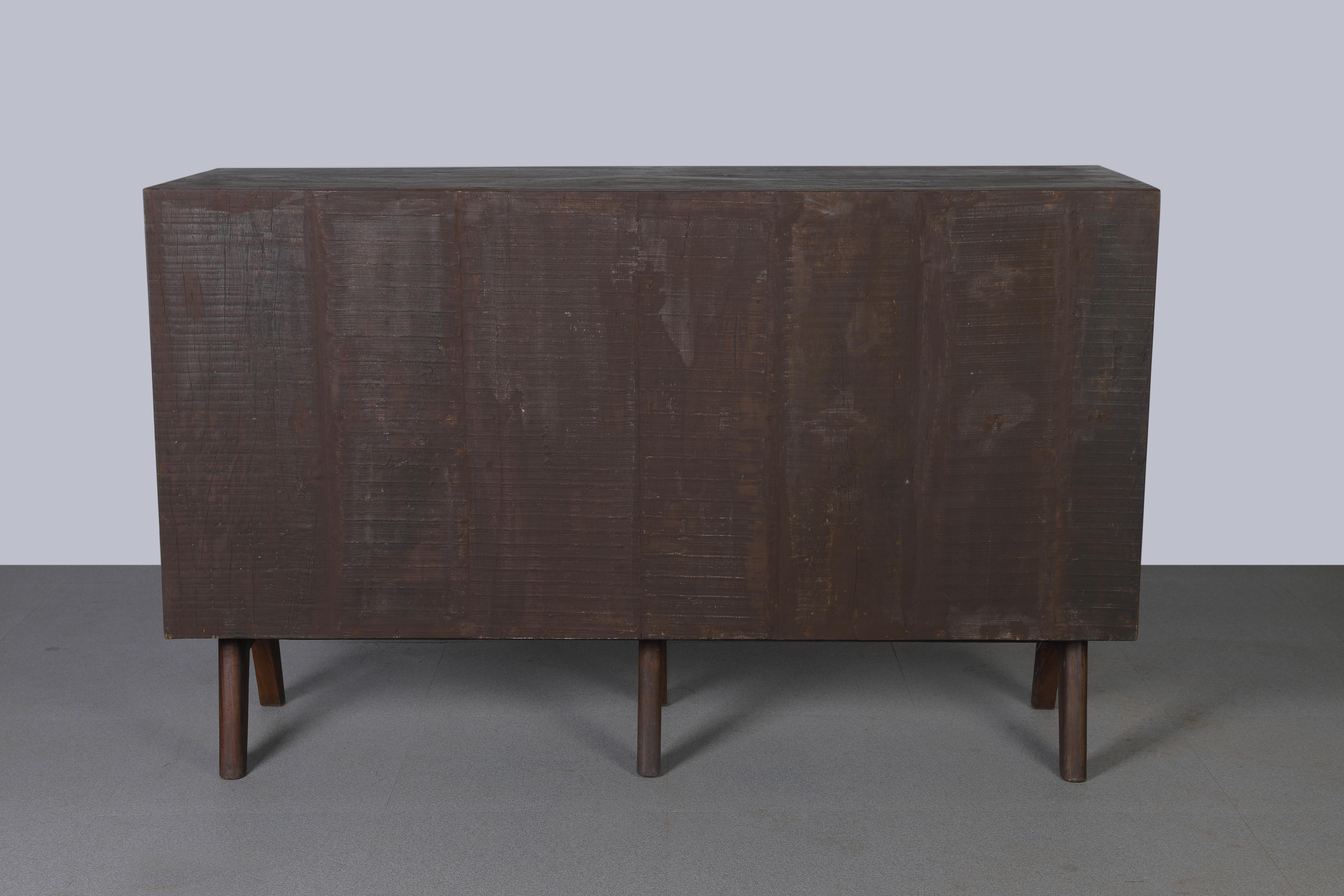 Indian Pierre Jeanneret PJ-R-14-A Cupboard / Authentic Mid-Century Modern For Sale