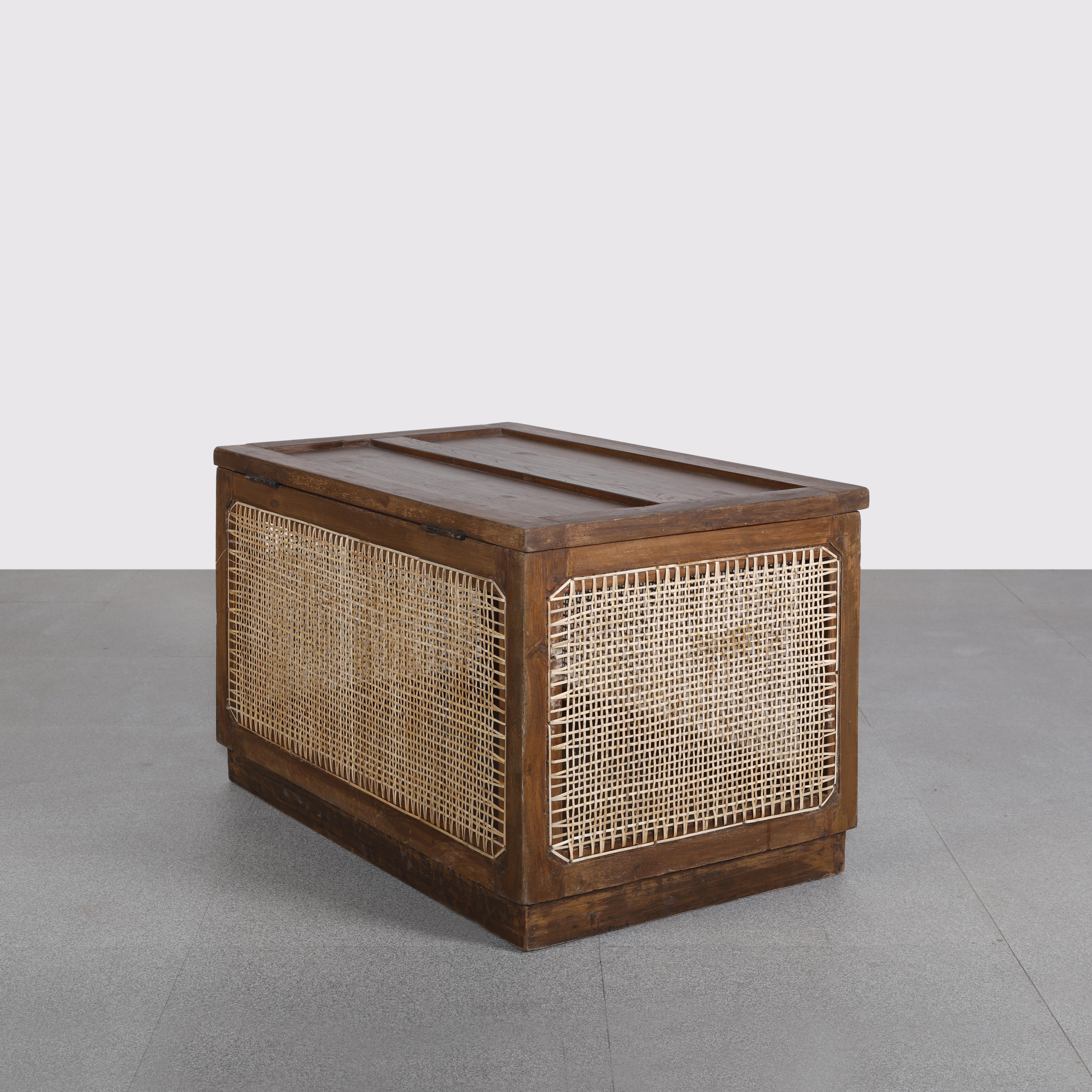 Mid-20th Century Pierre Jeanneret PJ-R-23-A Linen Box / Authentic Mid-Century Modern For Sale