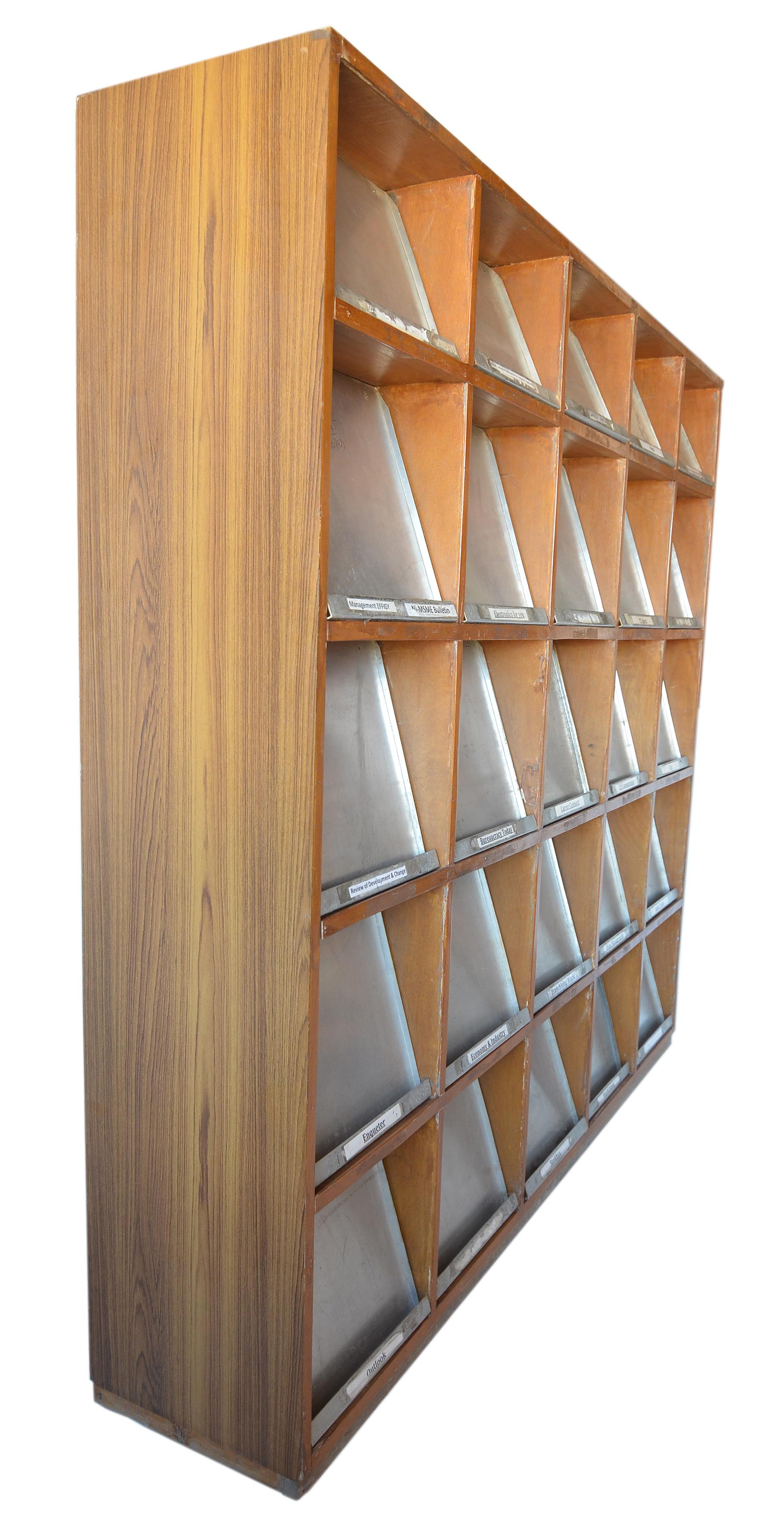 Indian Pierre Jeanneret PJ-R-26-A Periodical Bookcase