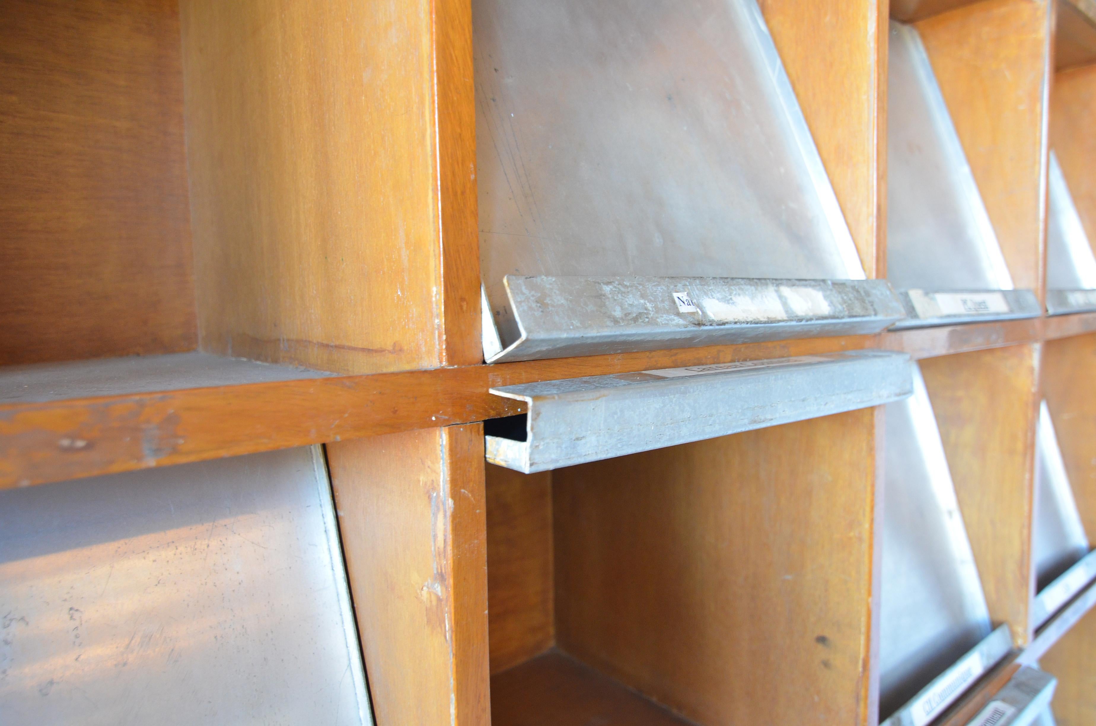 Aluminum Pierre Jeanneret PJ-R-26-A Periodical Bookcase