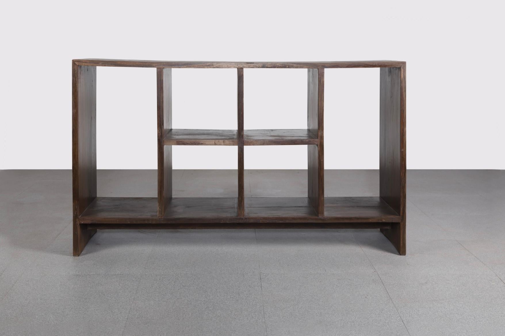 Indian Pierre Jeanneret PJ-R-27-A File Rack / Authentic Mid-Century Modern Chandigarh