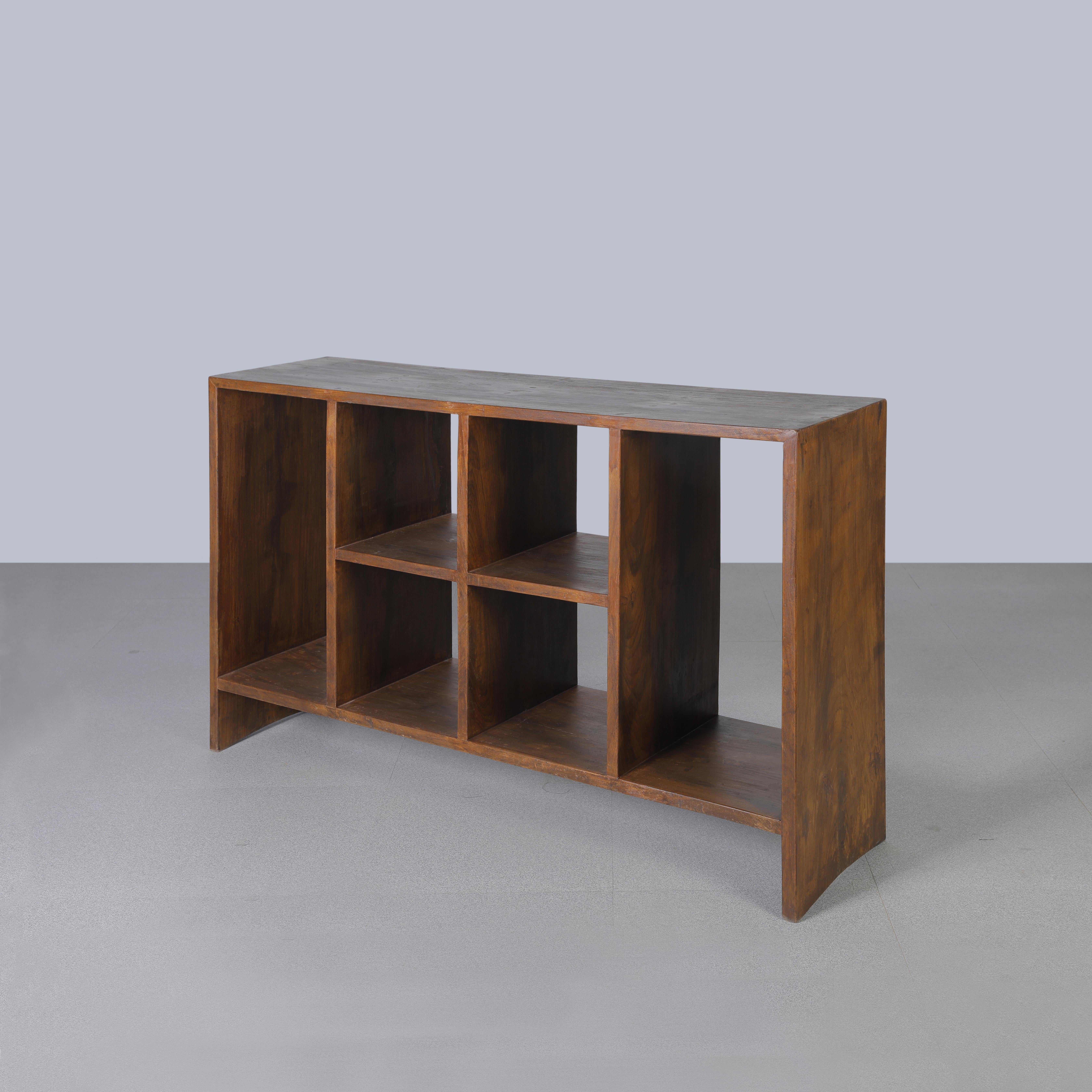 Indian Pierre Jeanneret PJ-R-27-A File Rack / Authentic Mid-Century Modern Chandigarh For Sale