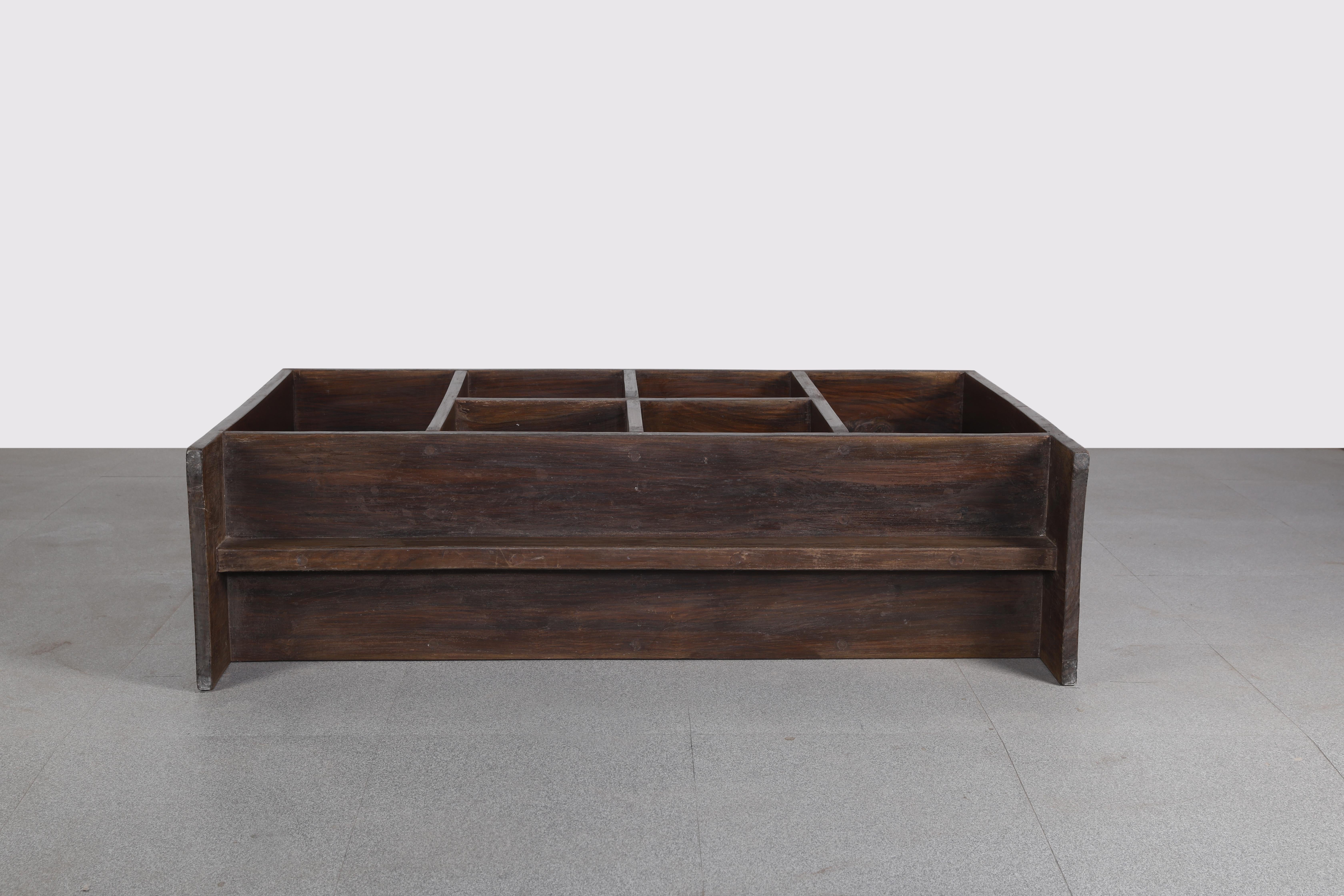 Hand-Crafted Pierre Jeanneret PJ-R-27-A File Rack / Authentic Mid-Century Modern Chandigarh